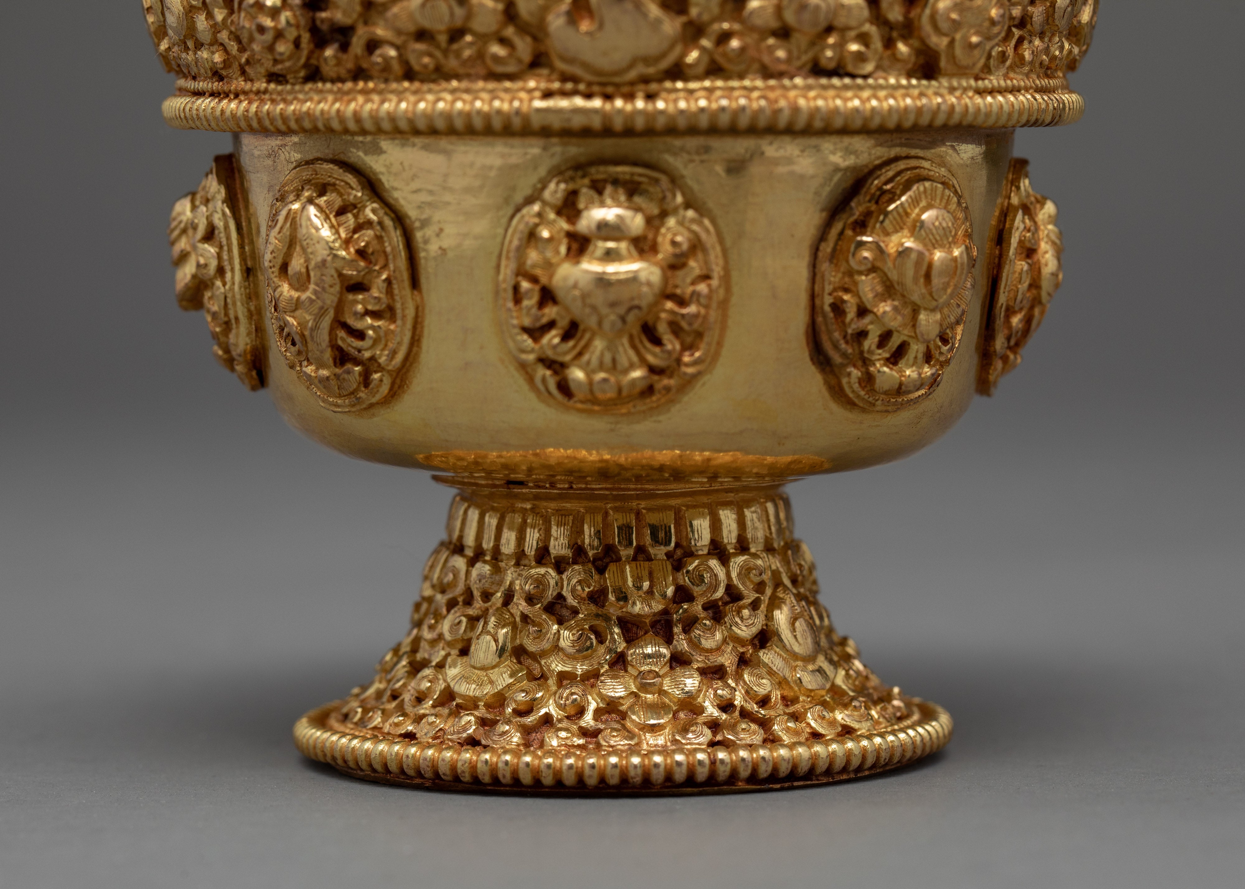 Gold Offering Bowls | Nepal Crafts | Tibetan Offering Bowl
