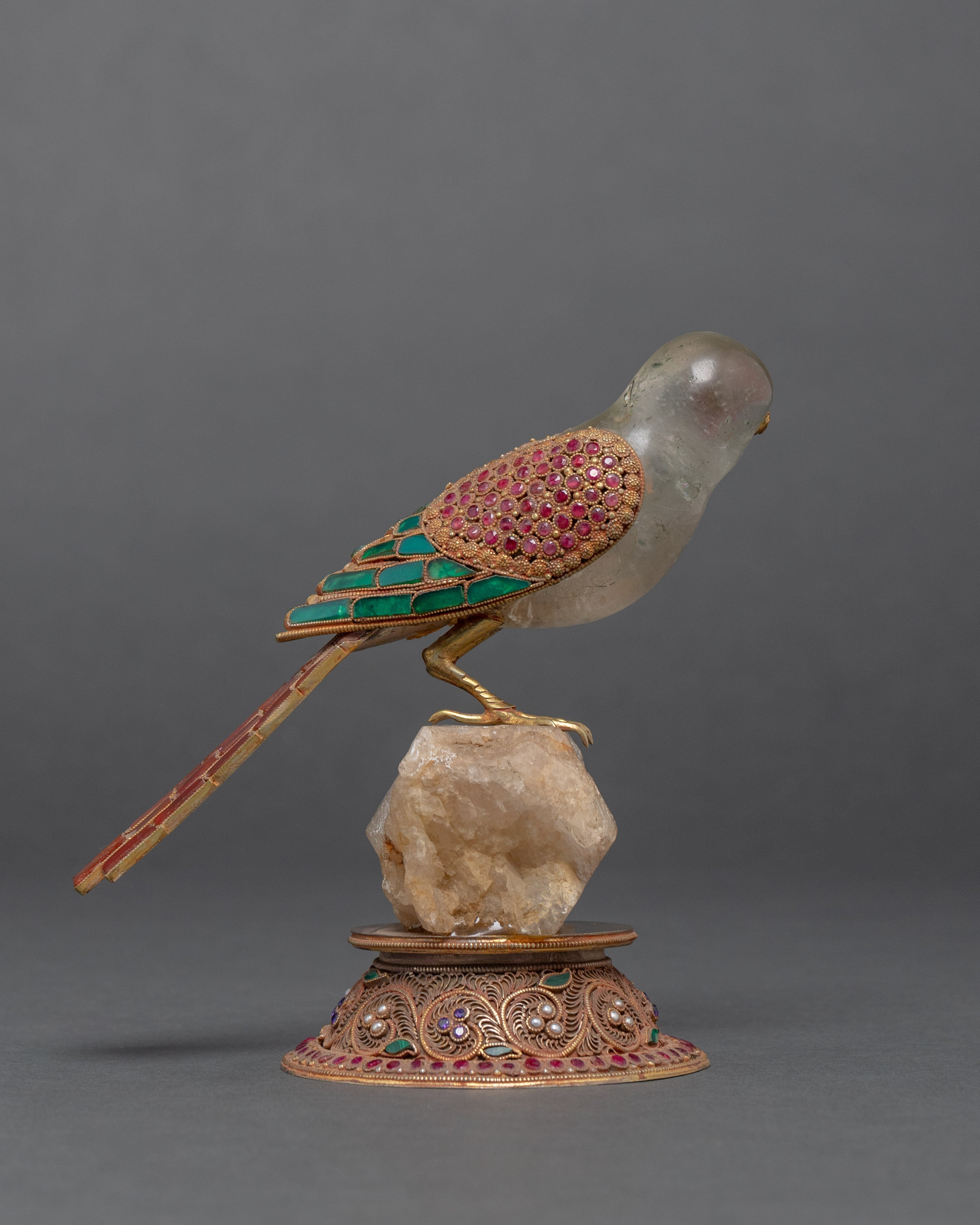 Crystal Bird | Handcarved Decor | Home Decor