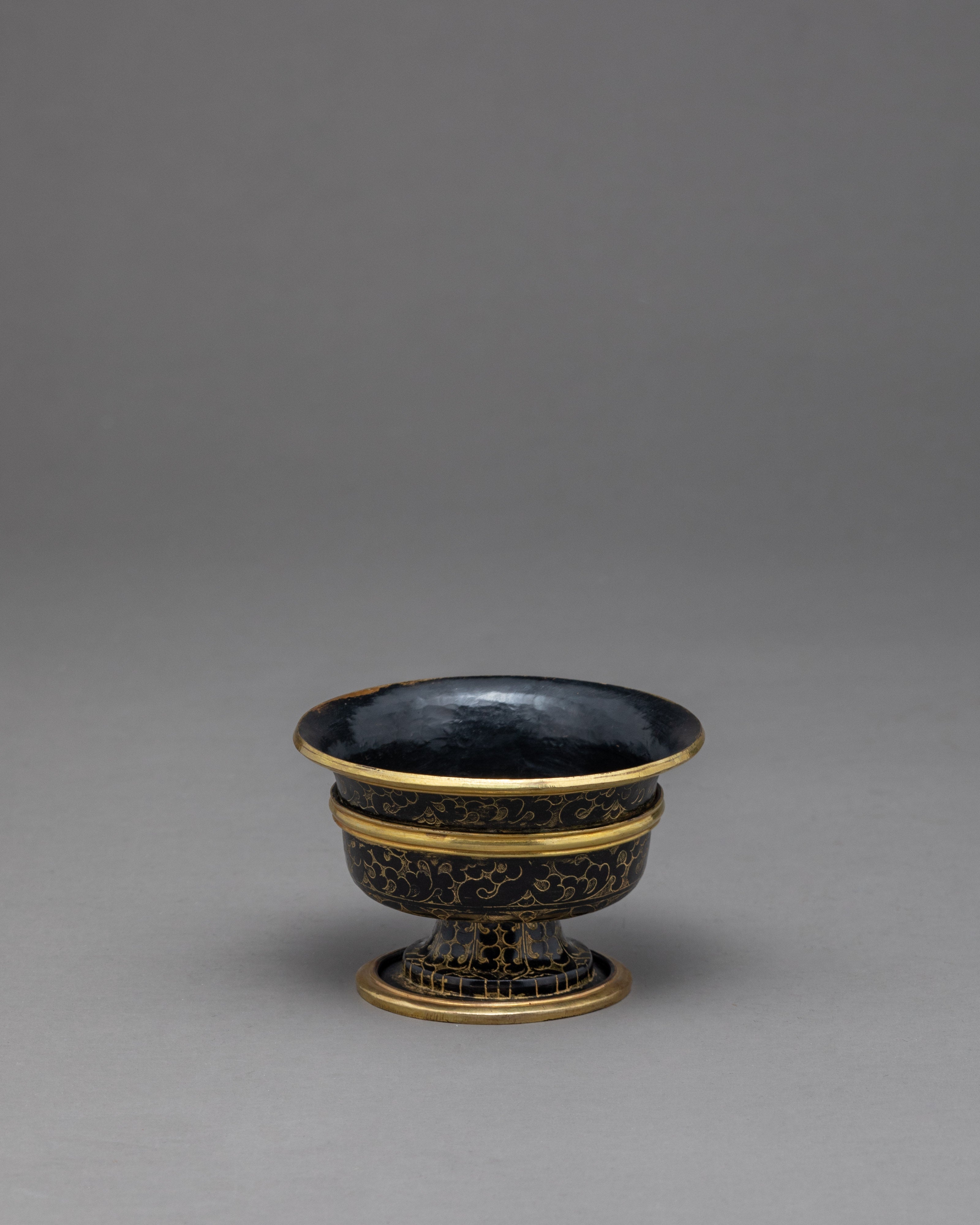 2.75" Goddess Offering Bowl | Copper Oxidized | Ritual Objects