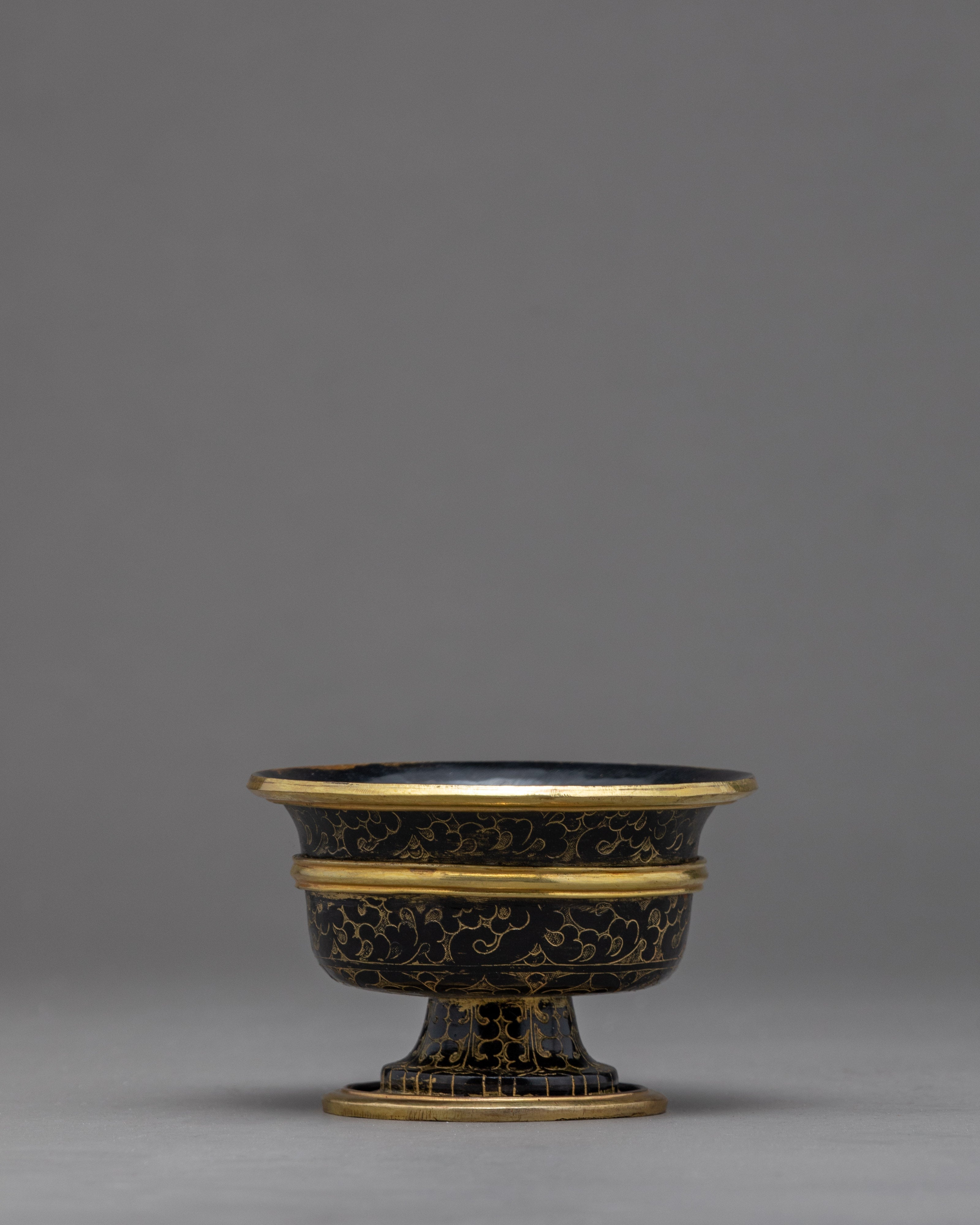 2.75" Goddess Offering Bowl | Copper Oxidized | Ritual Objects