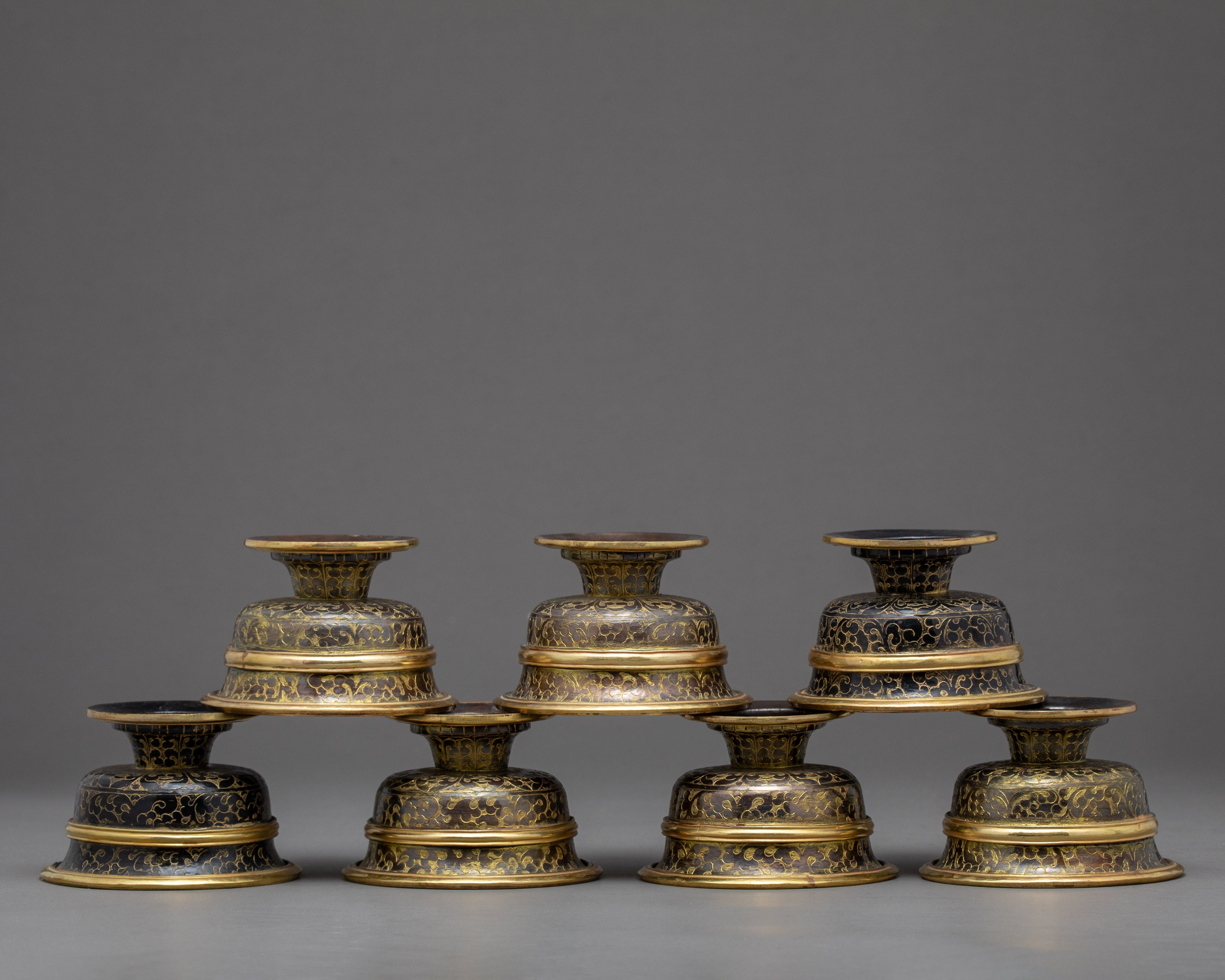 2.75" Goddess Offering Bowl | Copper Oxidized | Ritual Objects