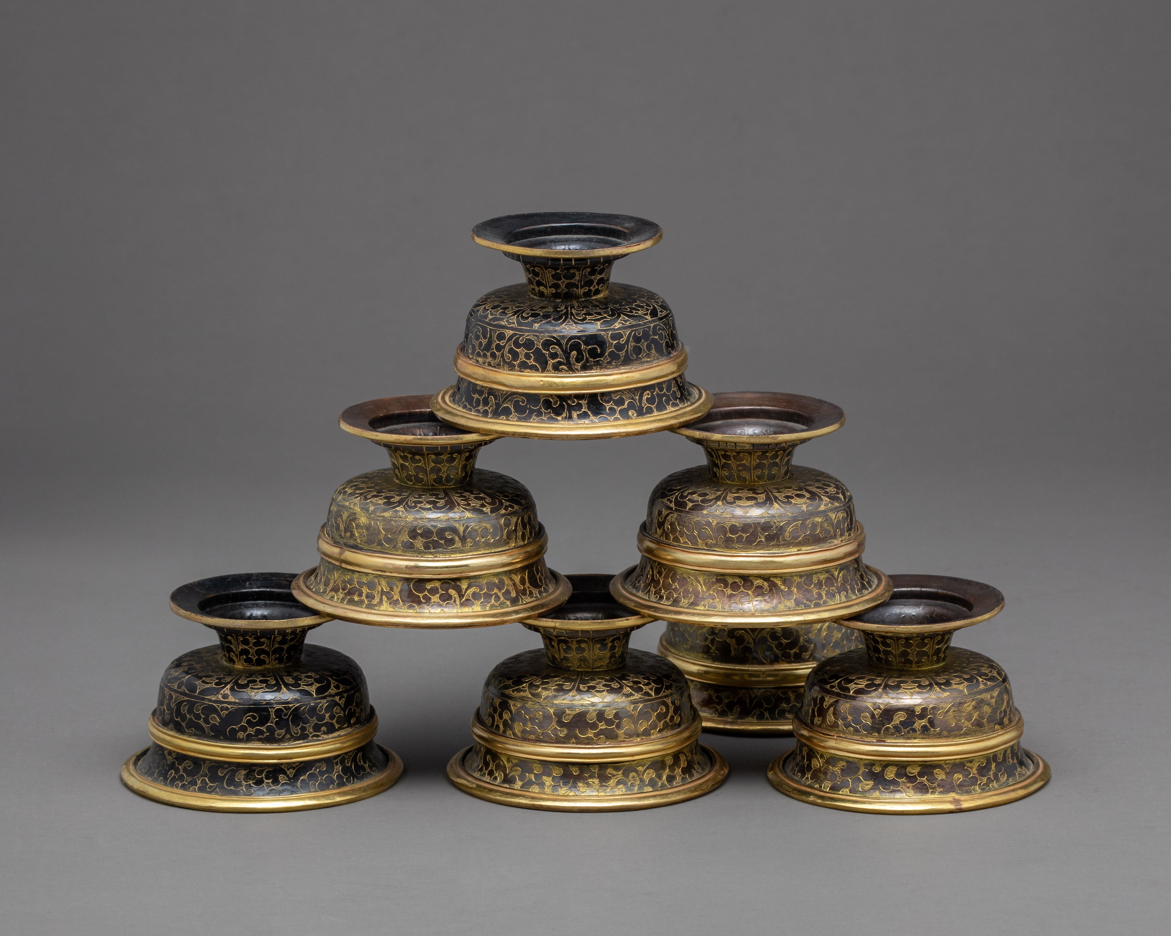 2.75" Goddess Offering Bowl | Copper Oxidized | Ritual Objects