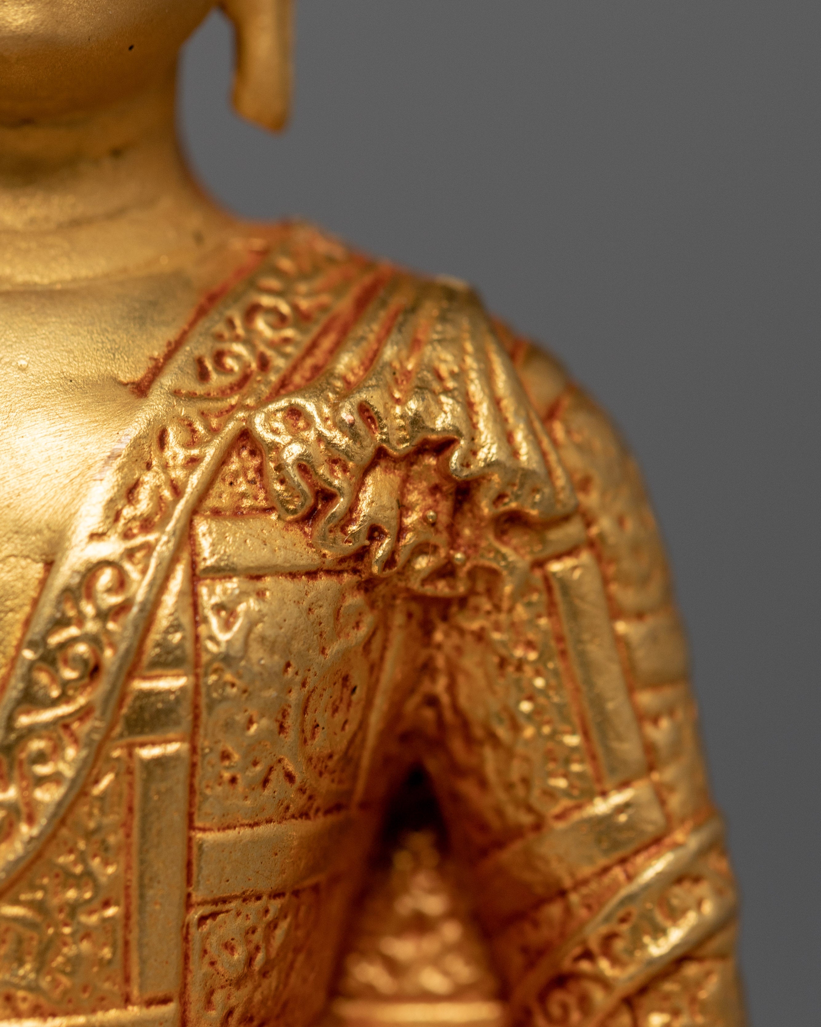 The Five Dhyani Buddhas | Machine Carved Miniature Statue Set for Home Decoration