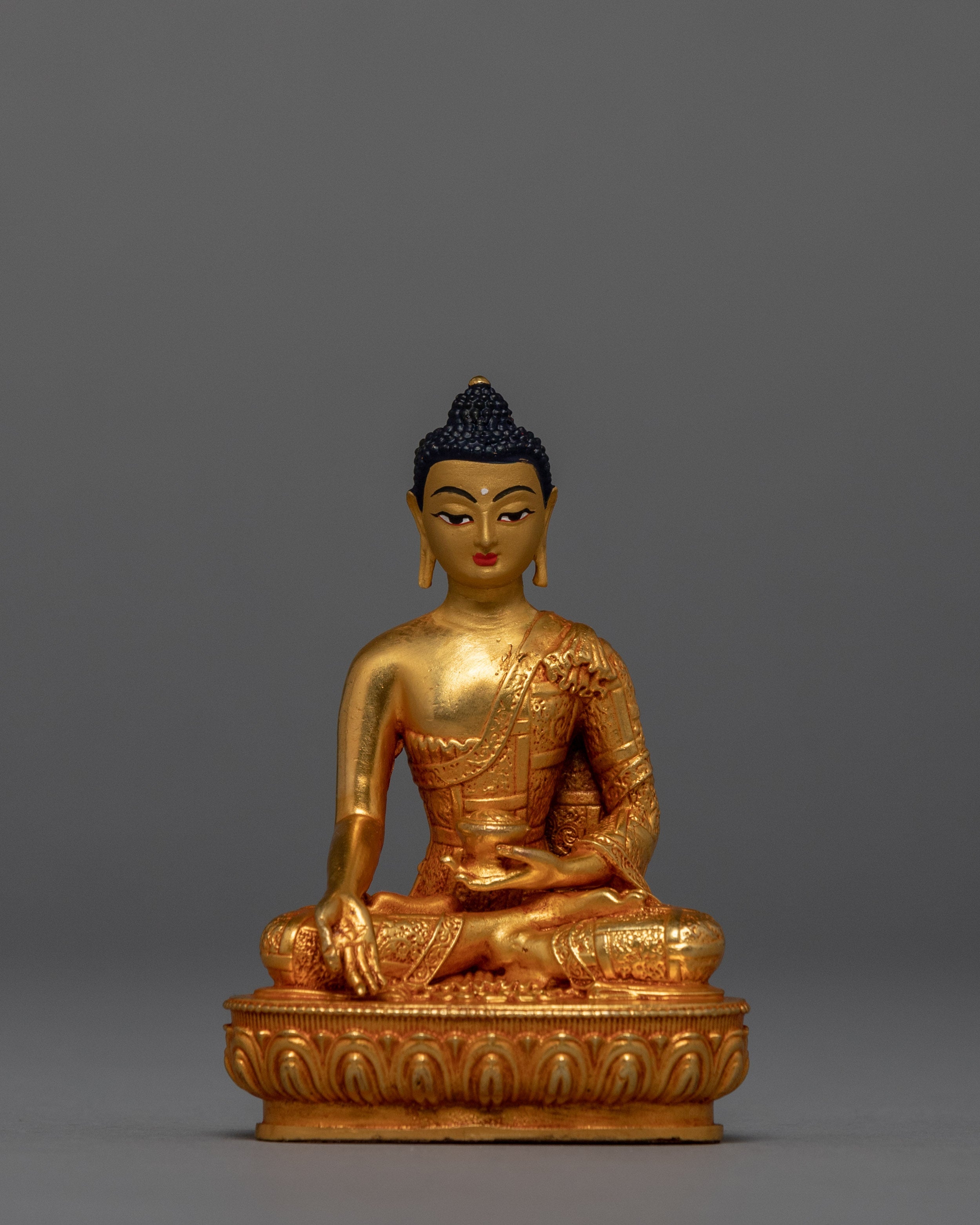 The Five Dhyani Buddhas | Machine Carved Miniature Statue Set for Home Decoration