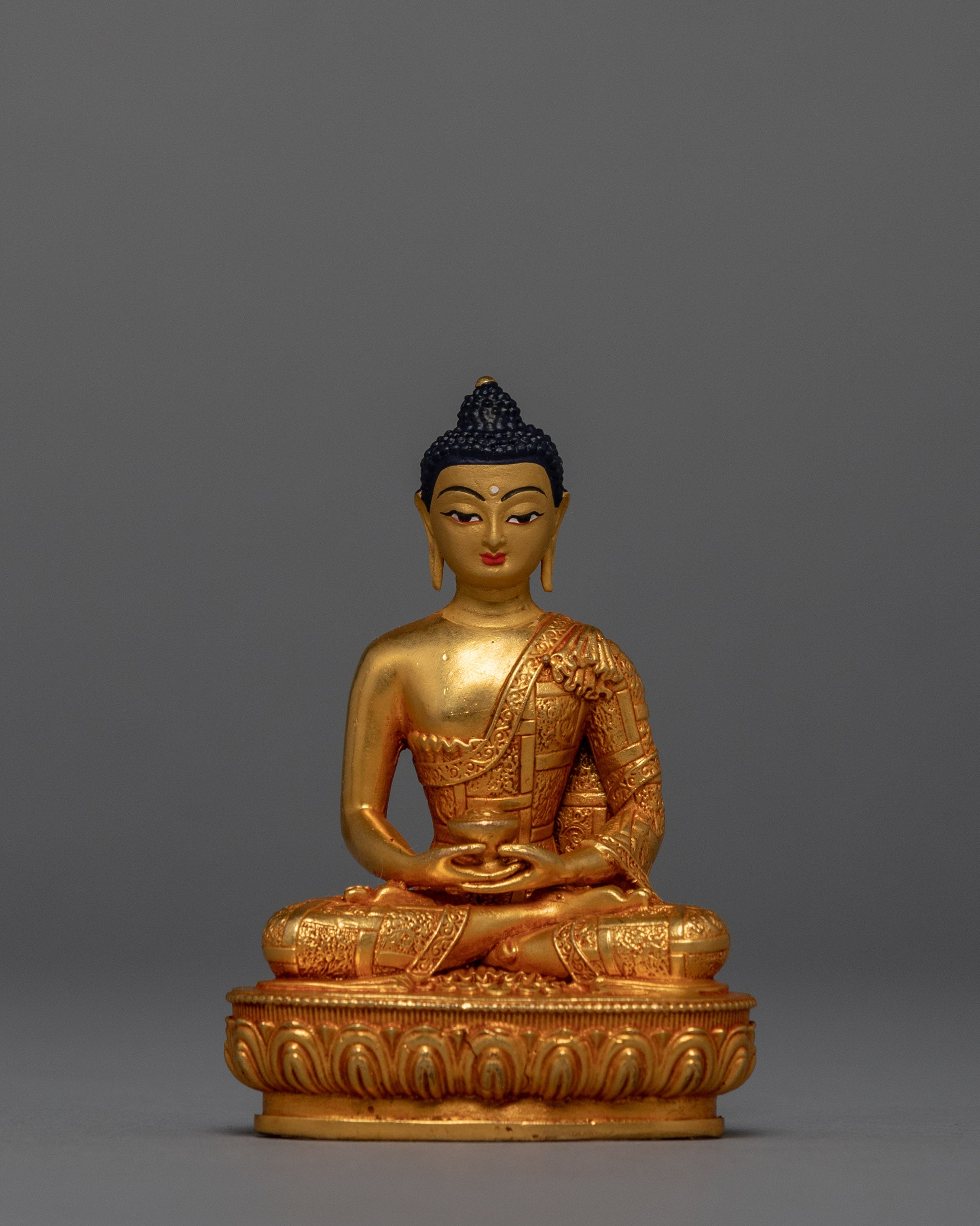 The Five Dhyani Buddhas | Machine Carved Miniature Statue Set for Home Decoration