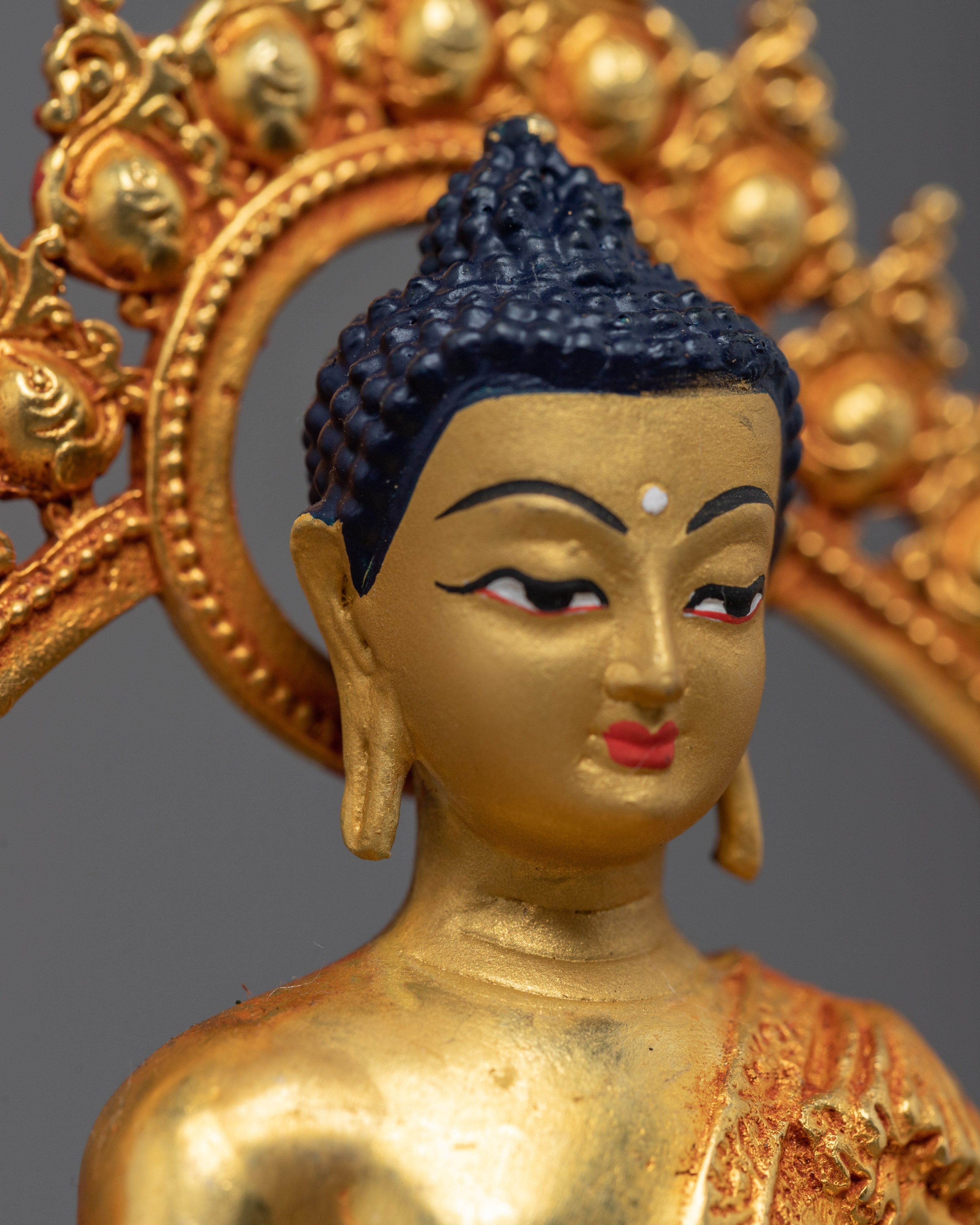 Buddha Shakyamuni Sculpture | Traditional Himalayan Buddhist Artworks