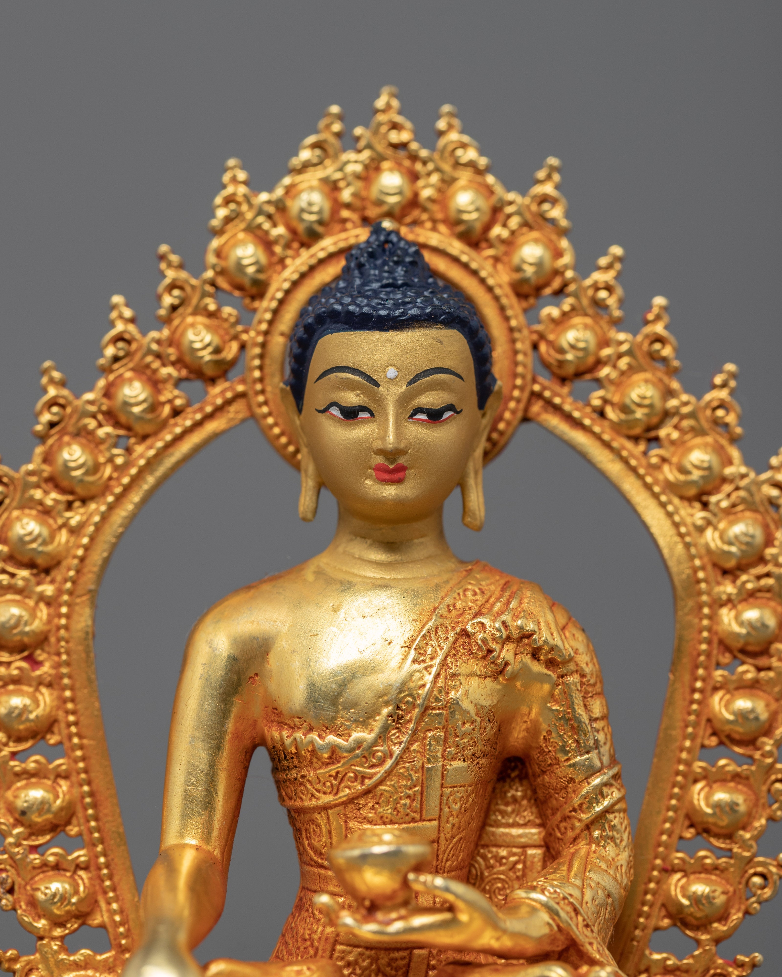 Buddha Shakyamuni Sculpture | Traditional Himalayan Buddhist Artworks