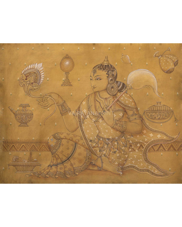 Print Of Female Devotee 