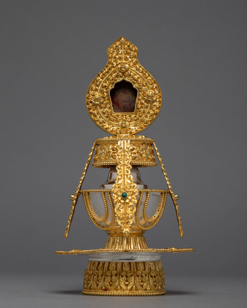 Handcrafted Buddhist Prayer Set | Tibetan Kapala, Offering Bowl, Bhumba Set | Meditation Altar Supplies | Zen Ritual Items for Room Decor