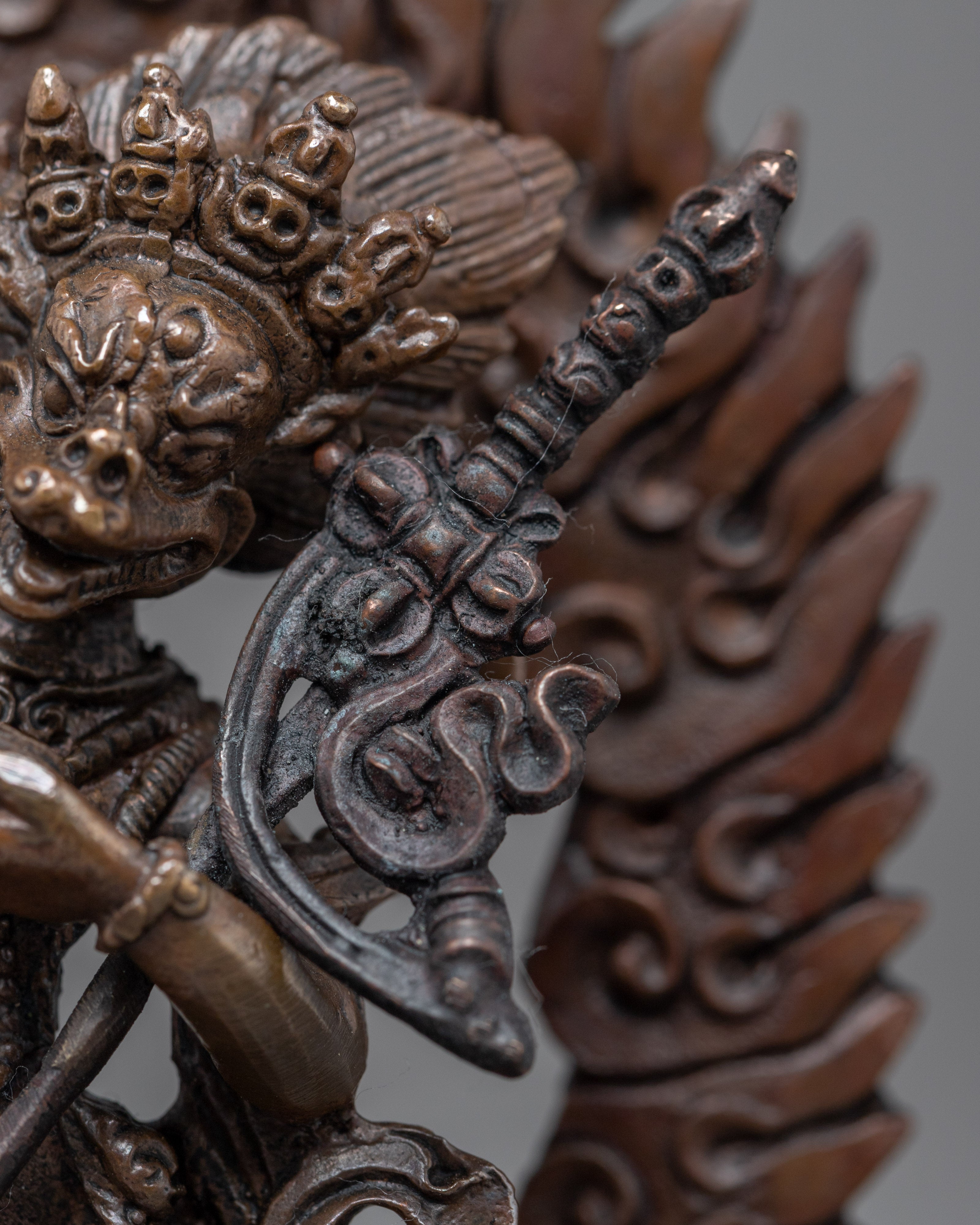 Mini Singhamukha Statue | Buddhist Artwork