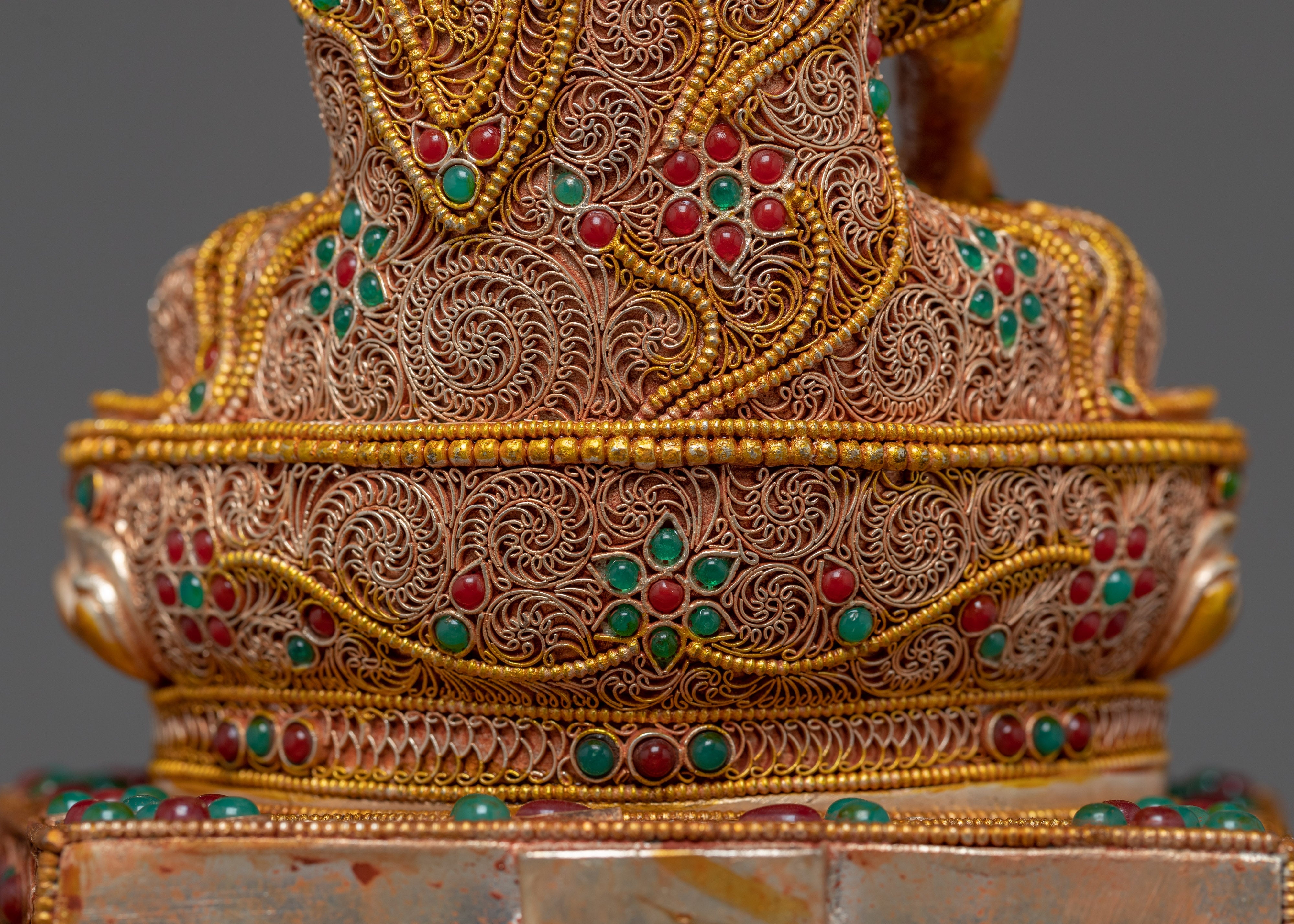 24K Gold Plated Shakyamuni Buddha Statue | Himalayan Art