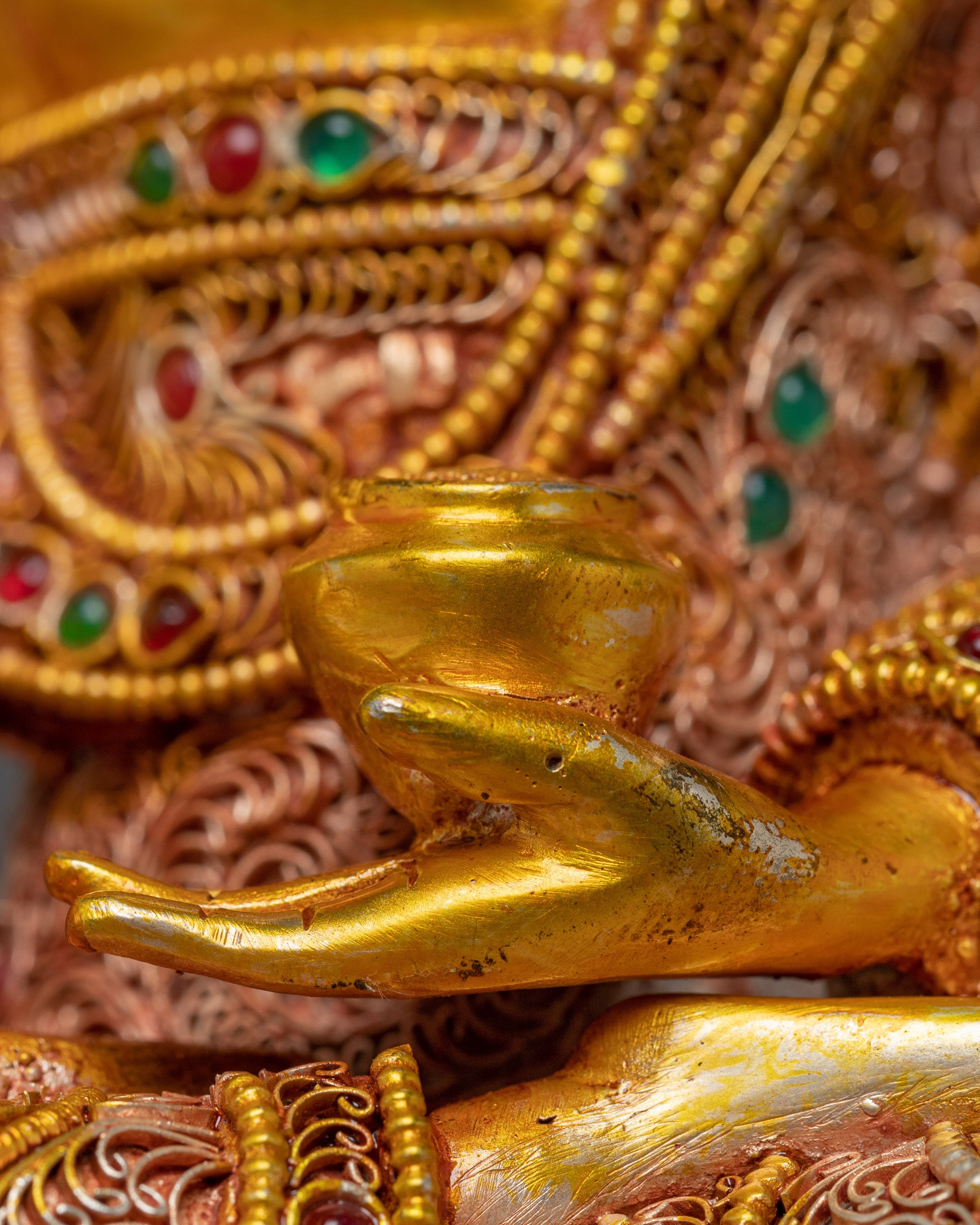 24K Gold Plated Shakyamuni Buddha Statue | Himalayan Art