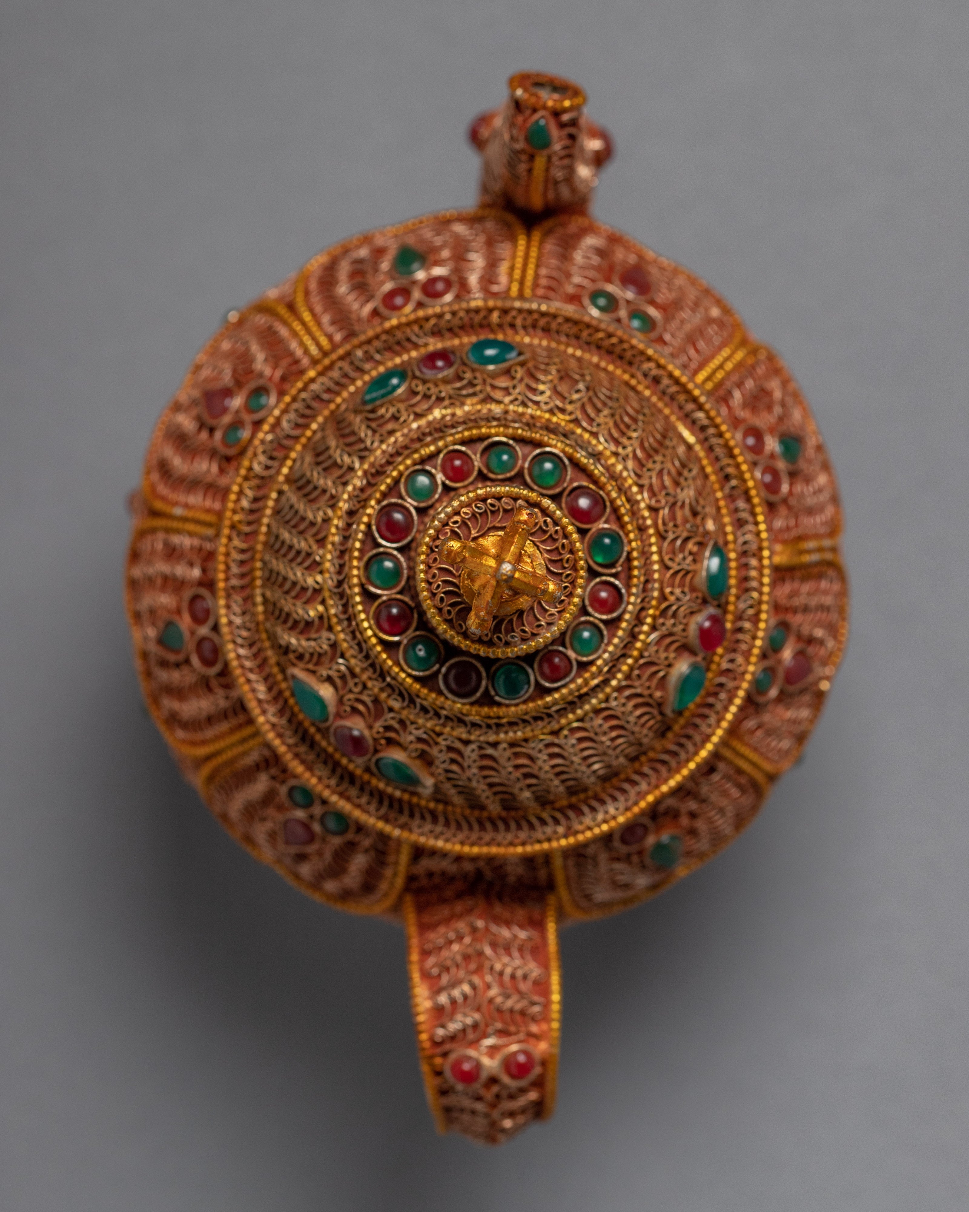 Gem Filigree Tea Pot | Home Decor Pot