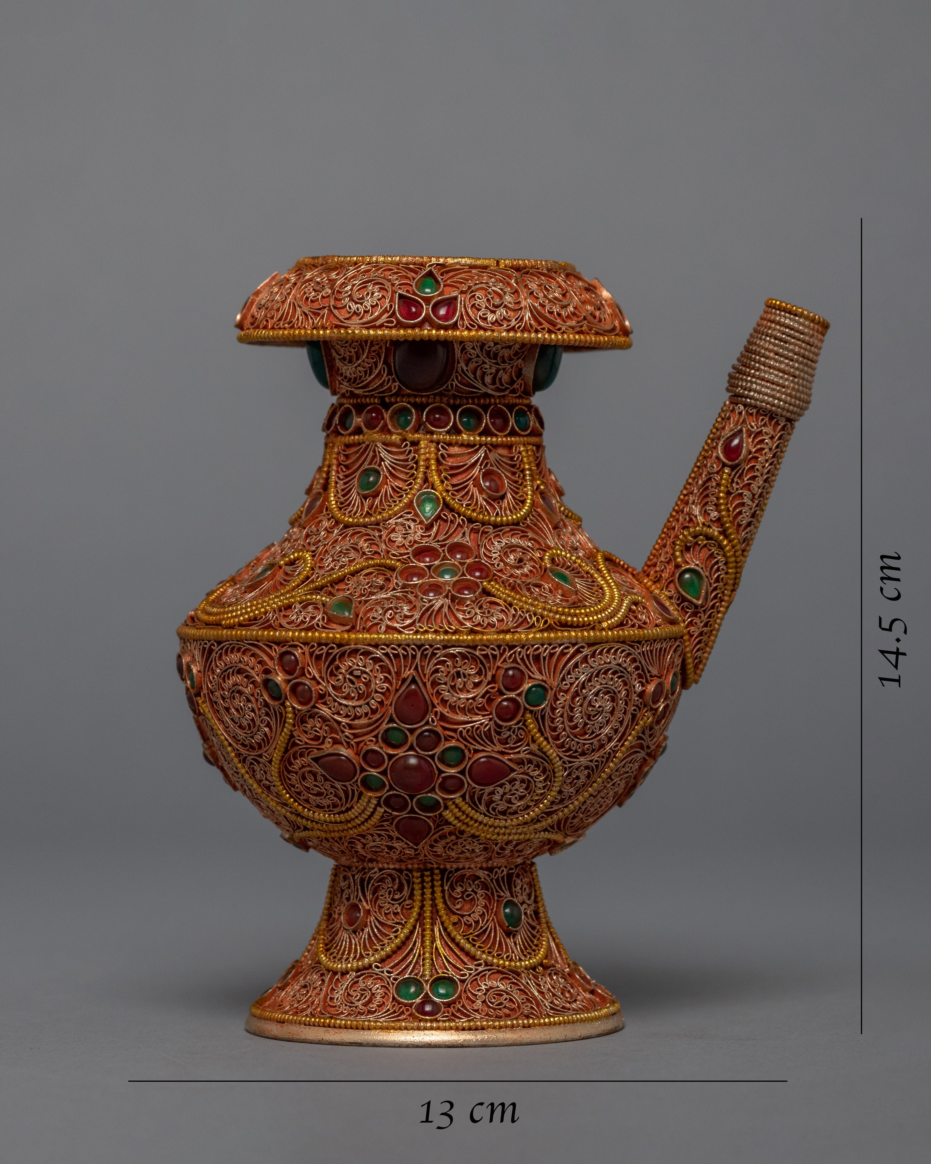 24k Gold Plated Karuwa | Hand-Carved Karuwa | Traditional Artifacts