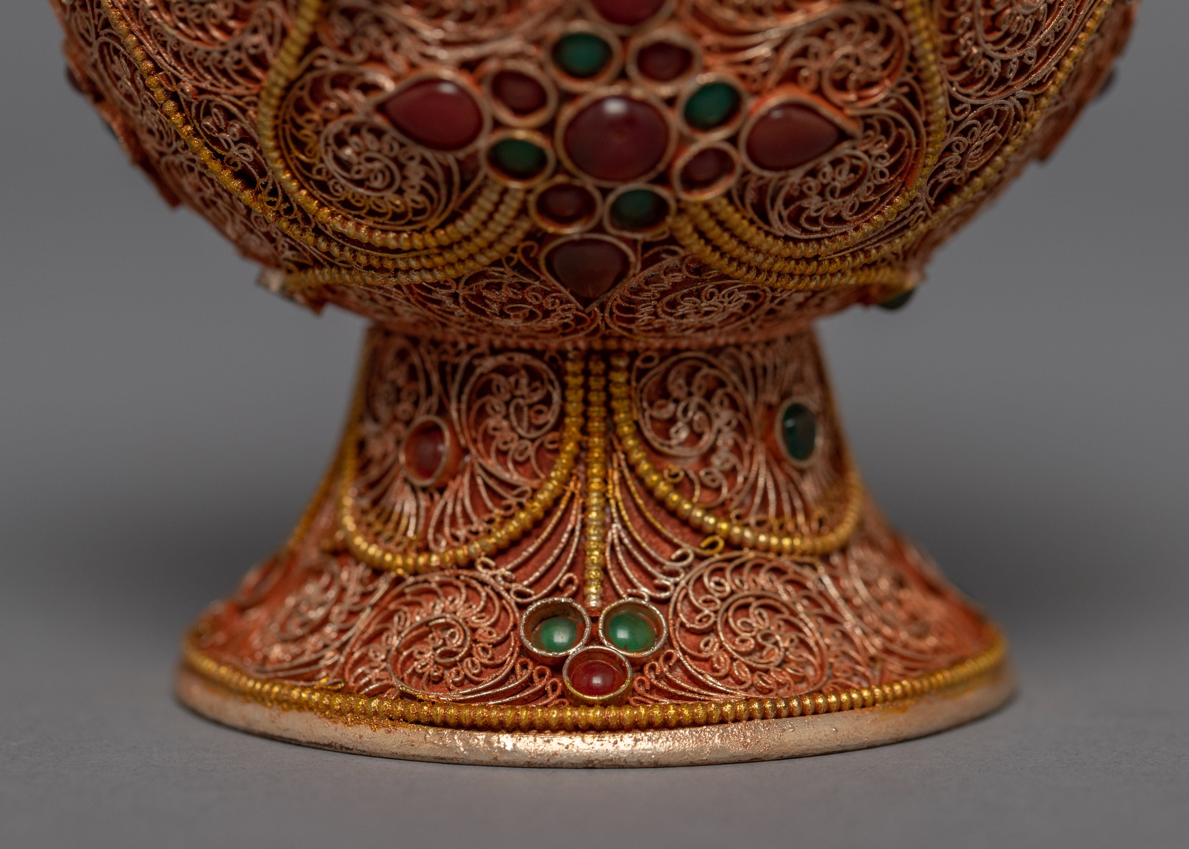 24k Gold Plated Karuwa | Hand-Carved Karuwa | Traditional Artifacts