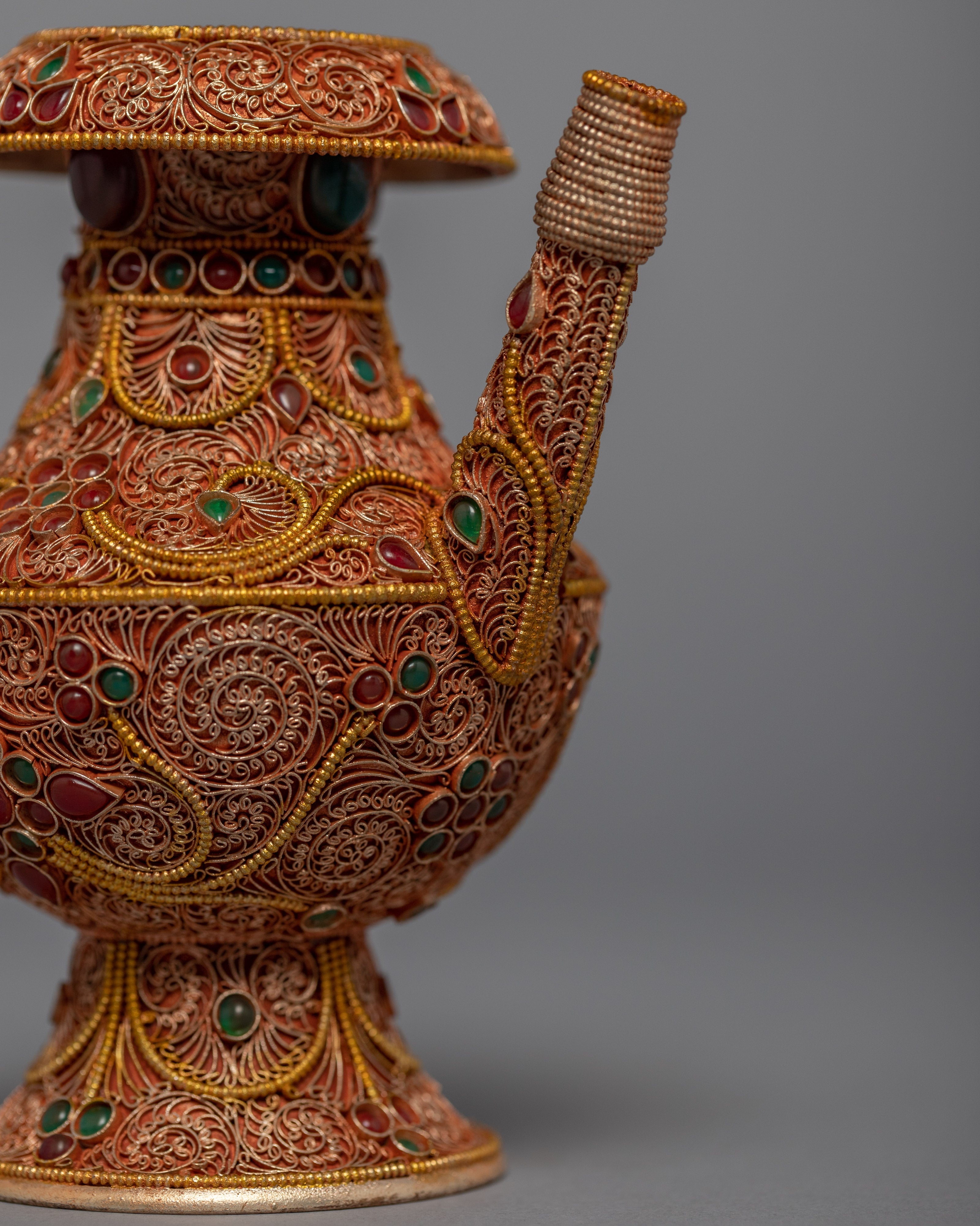 24k Gold Plated Karuwa | Hand-Carved Karuwa | Traditional Artifacts