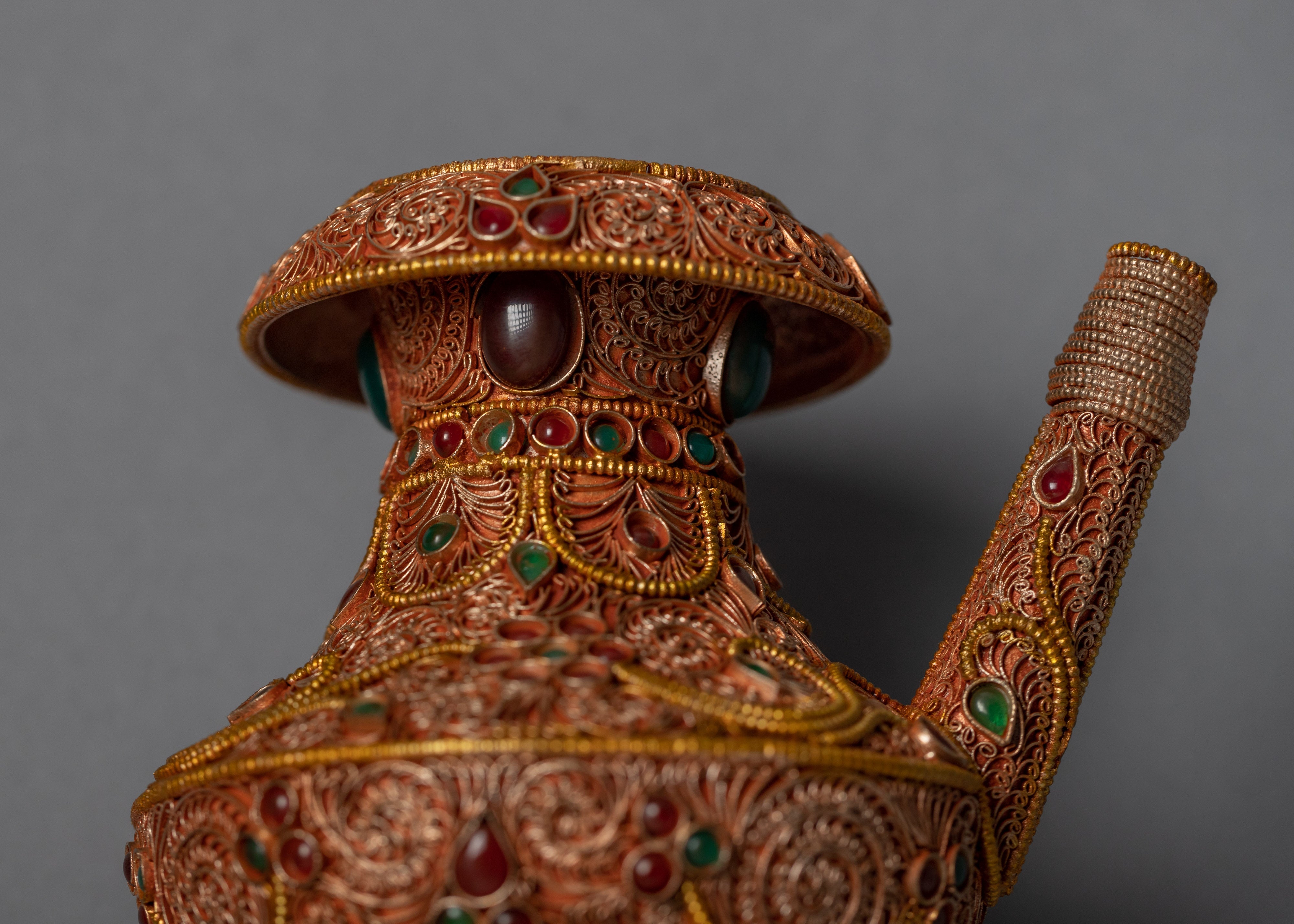 24k Gold Plated Karuwa | Hand-Carved Karuwa | Traditional Artifacts