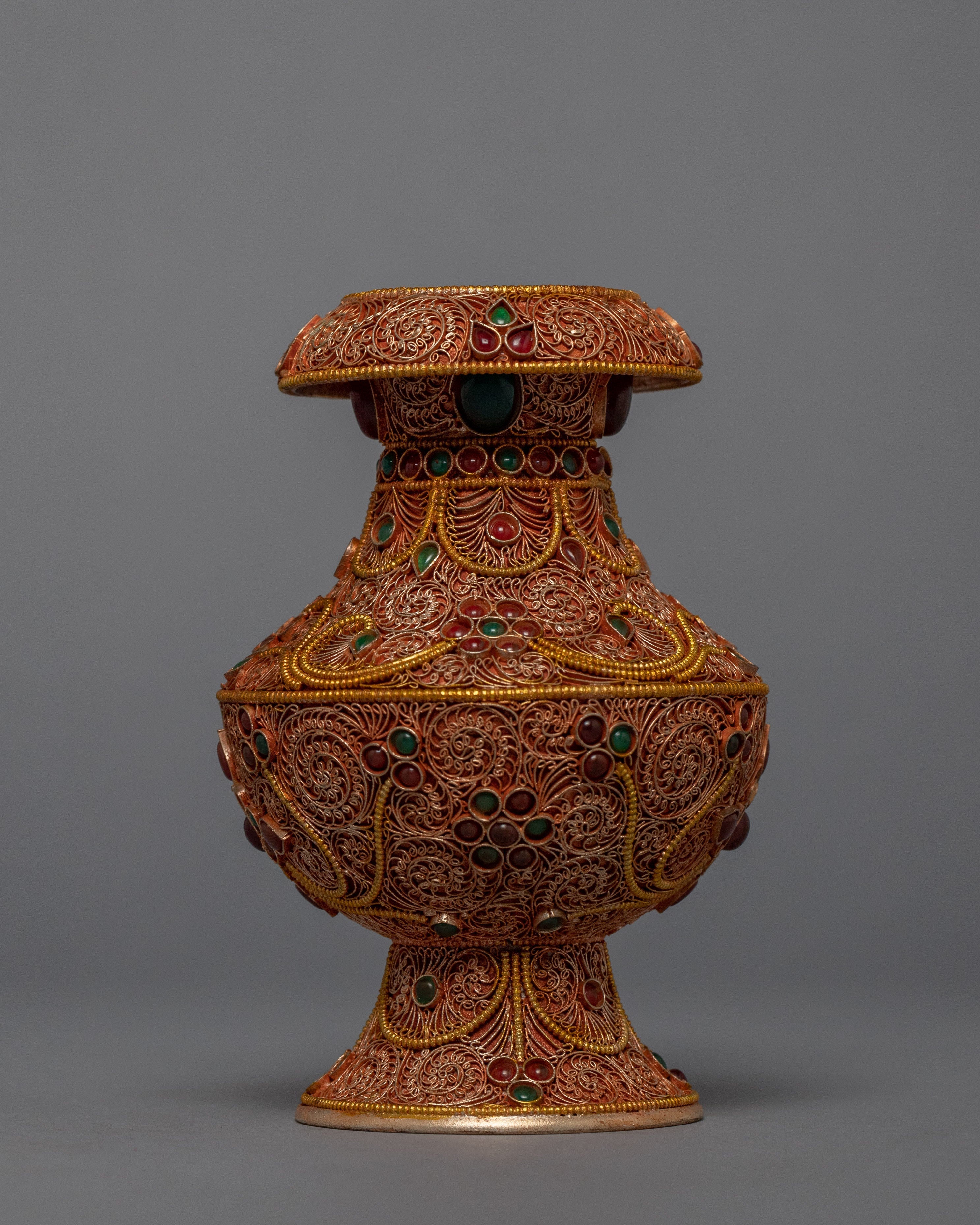 24k Gold Plated Karuwa | Hand-Carved Karuwa | Traditional Artifacts