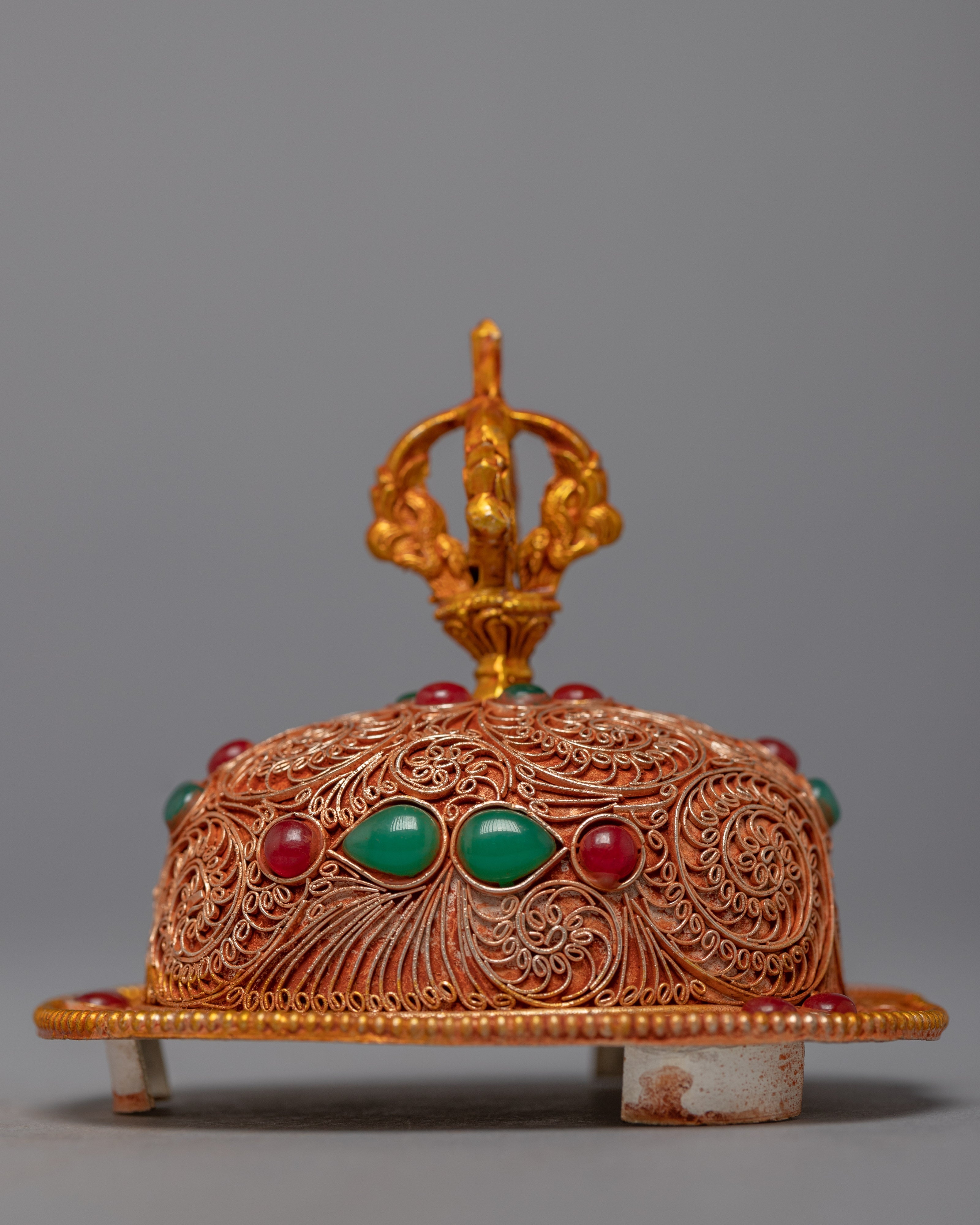 Tibetan Kapala | 24K Gold Plated