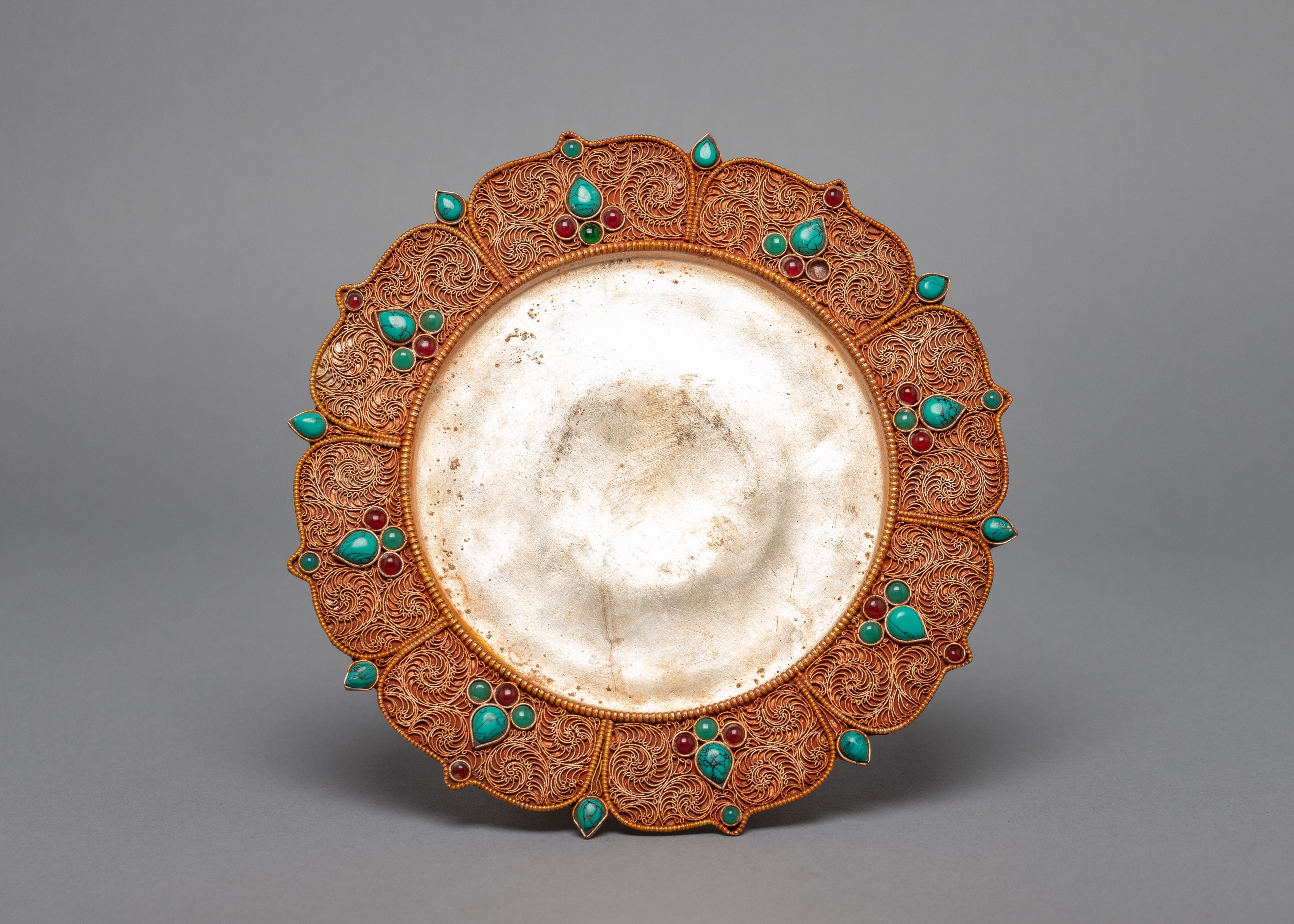 Mandala Stones Inlaid For Home Decor | 24k Gold Plated