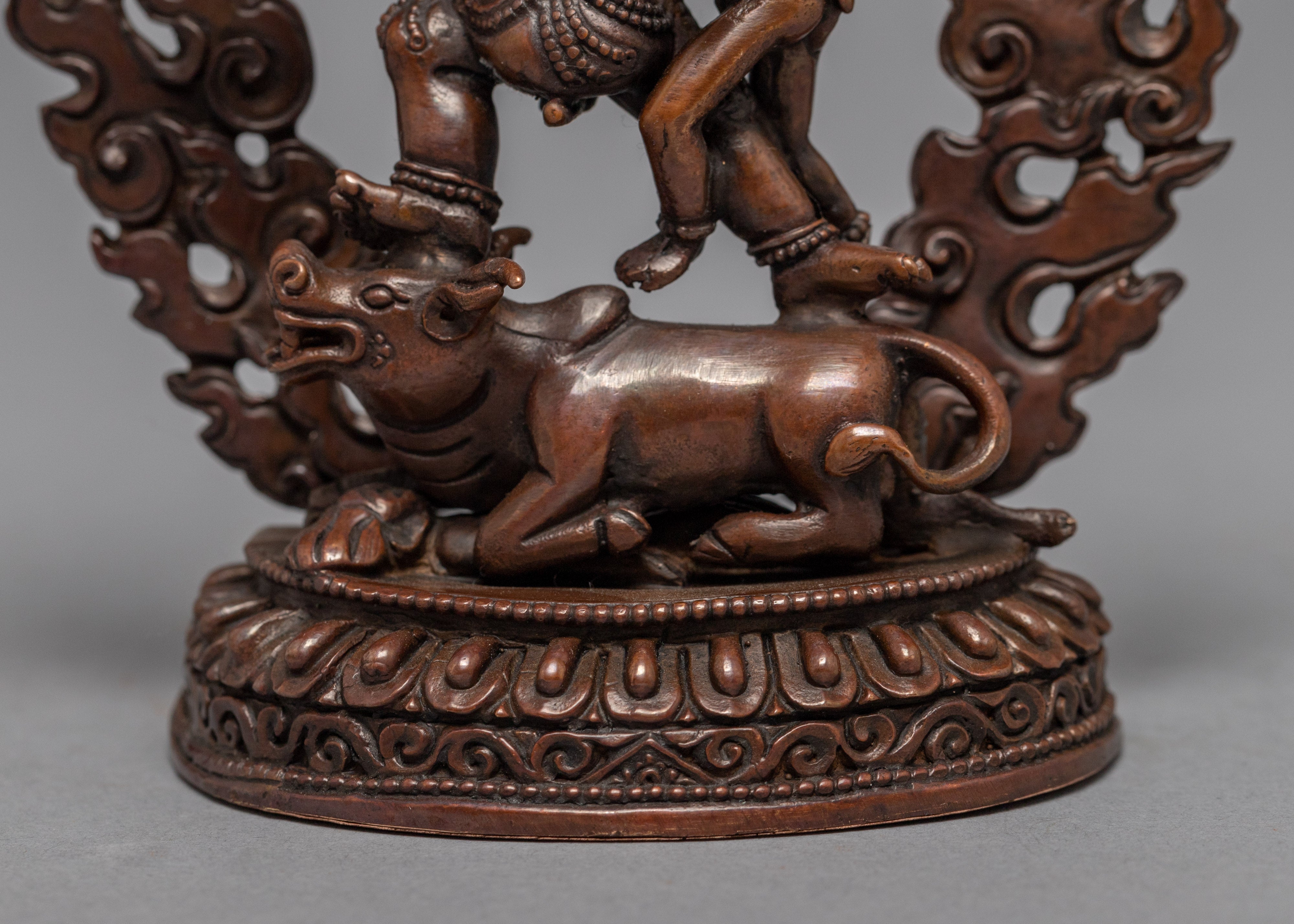 Mini Yamantaka Sculpture | Buddhist Deity Figurine