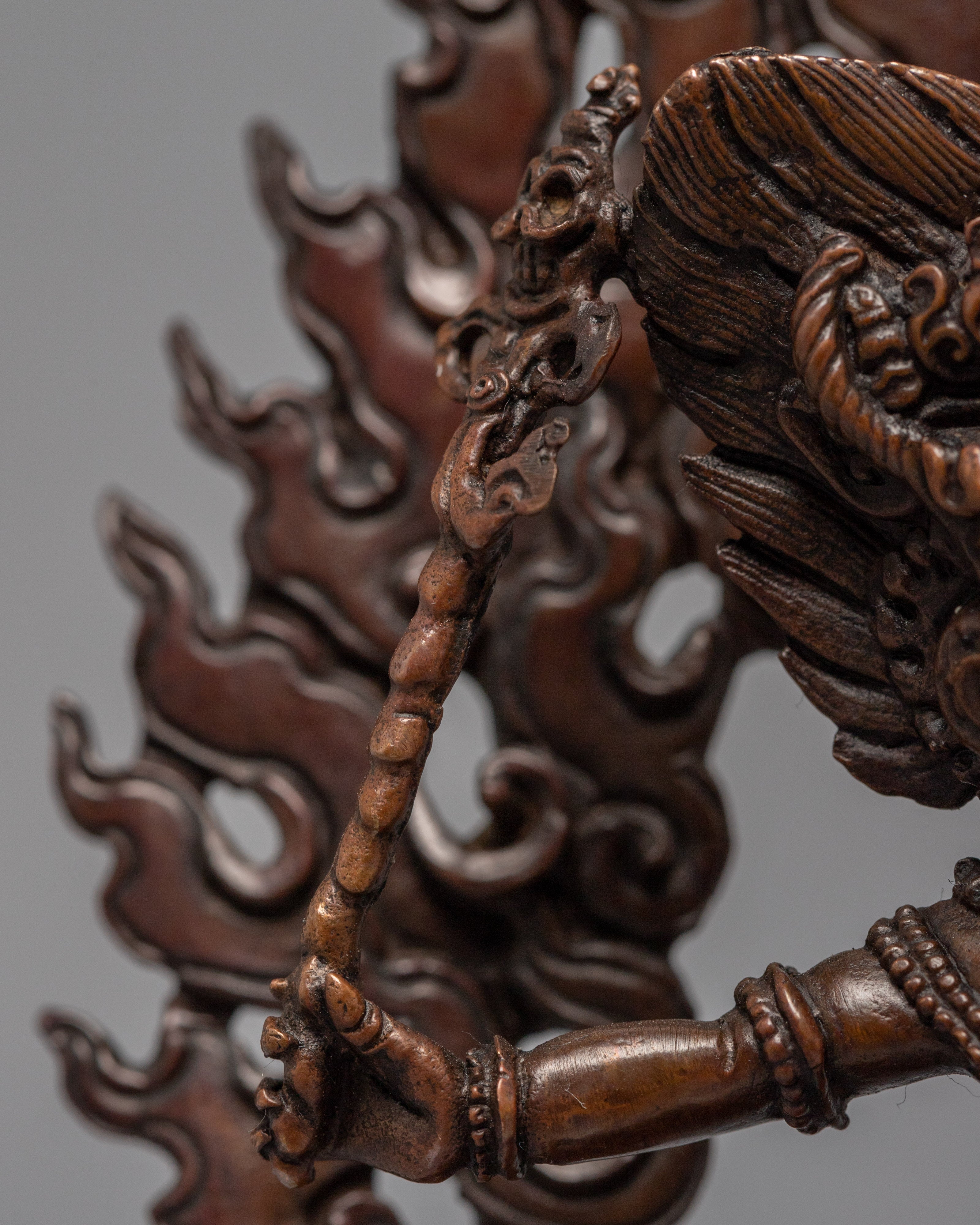 Mini Yamantaka Sculpture | Buddhist Deity Figurine
