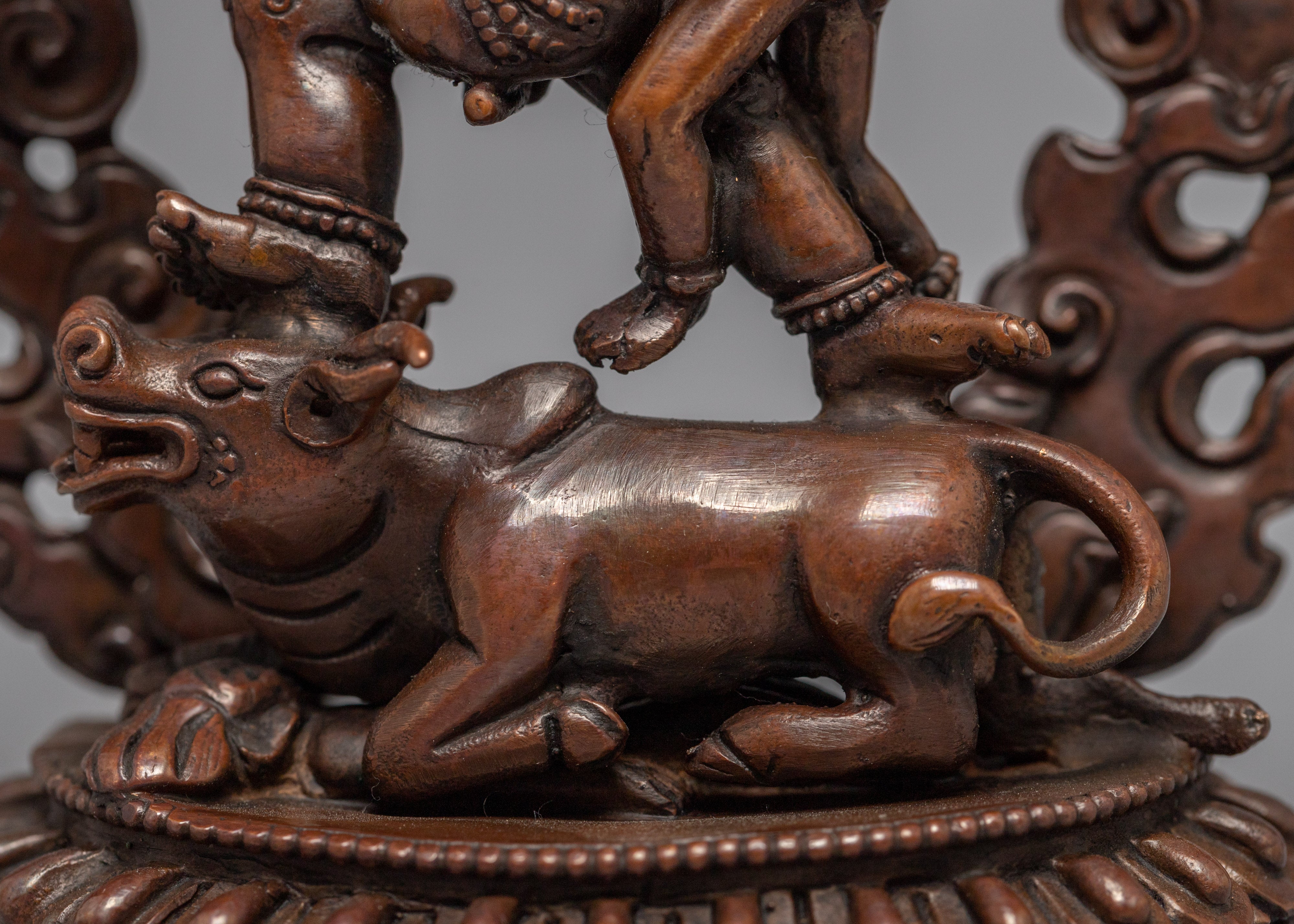 Mini Yamantaka Sculpture | Buddhist Deity Figurine