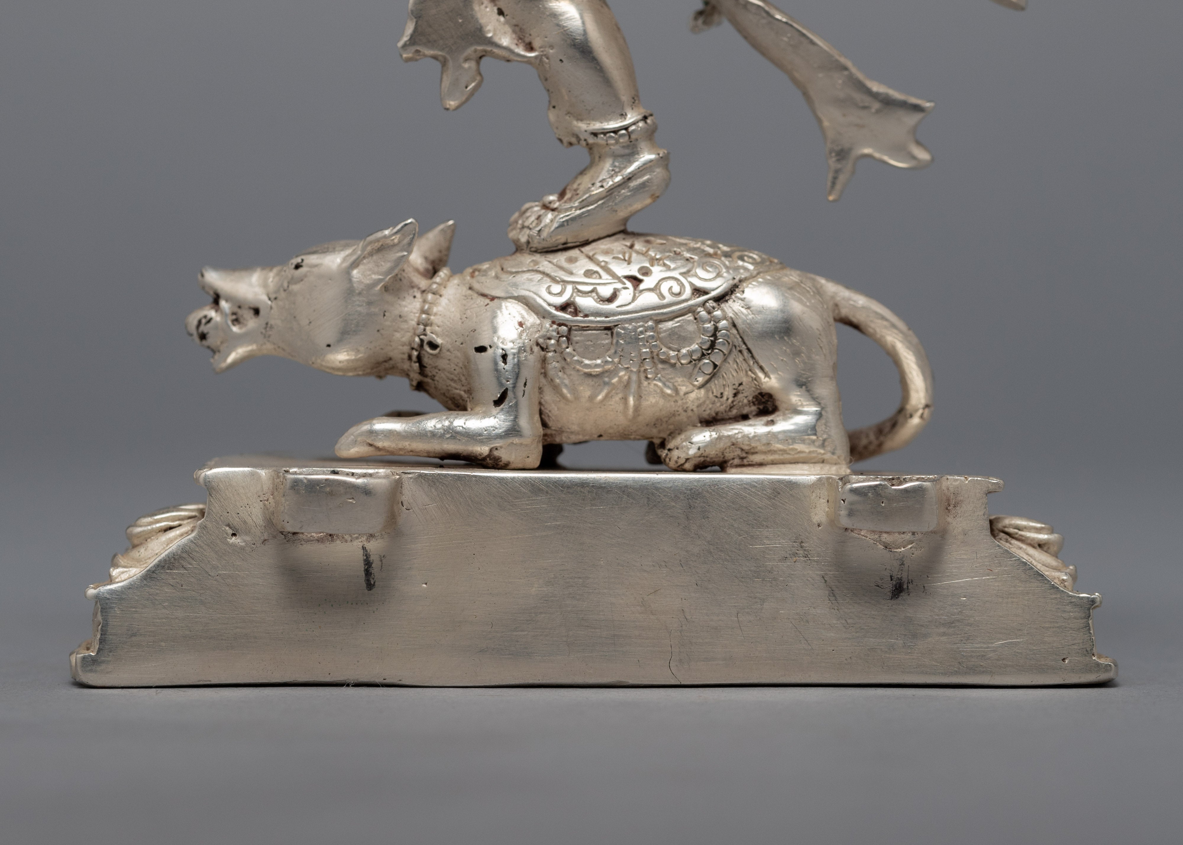 Ganesha Statue | Silver-plated Buddhist Statue