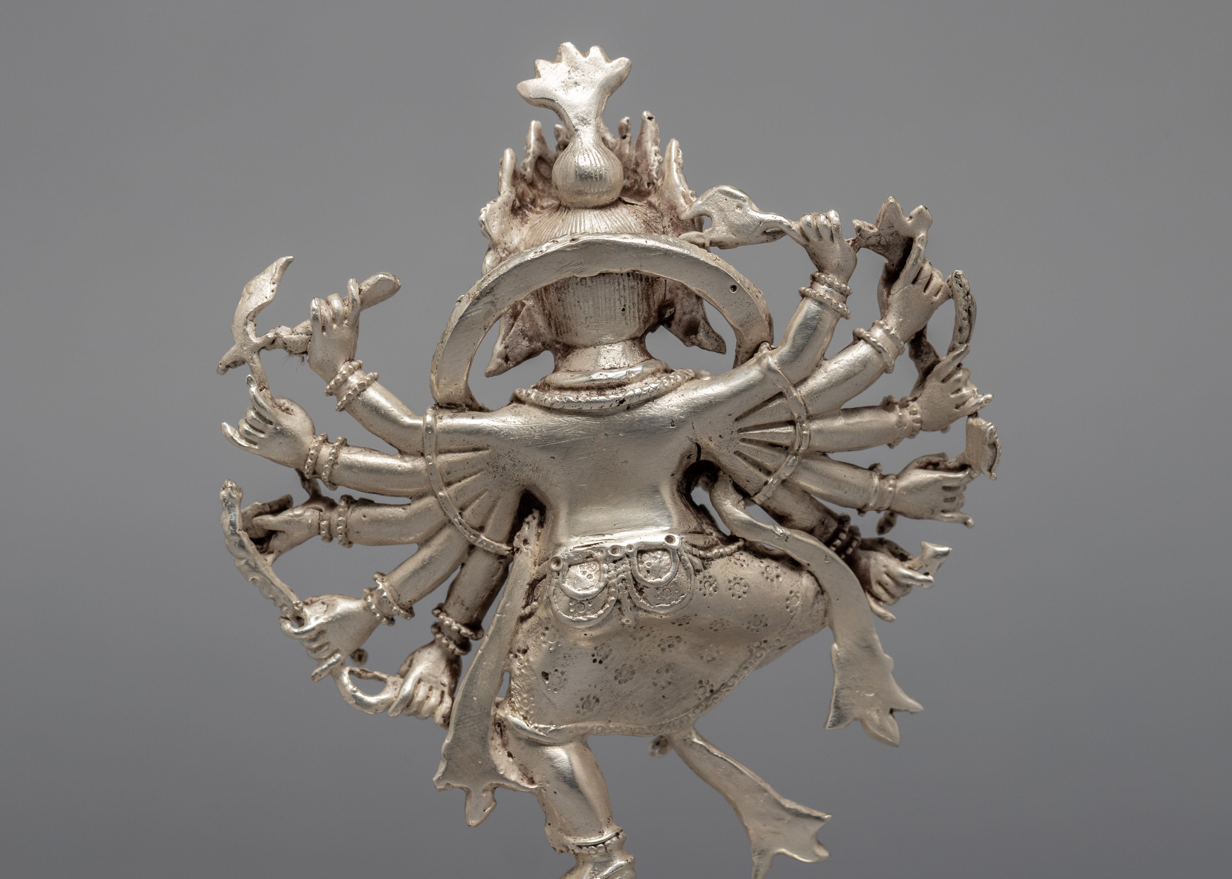 Ganesha Statue | Silver-plated Buddhist Statue