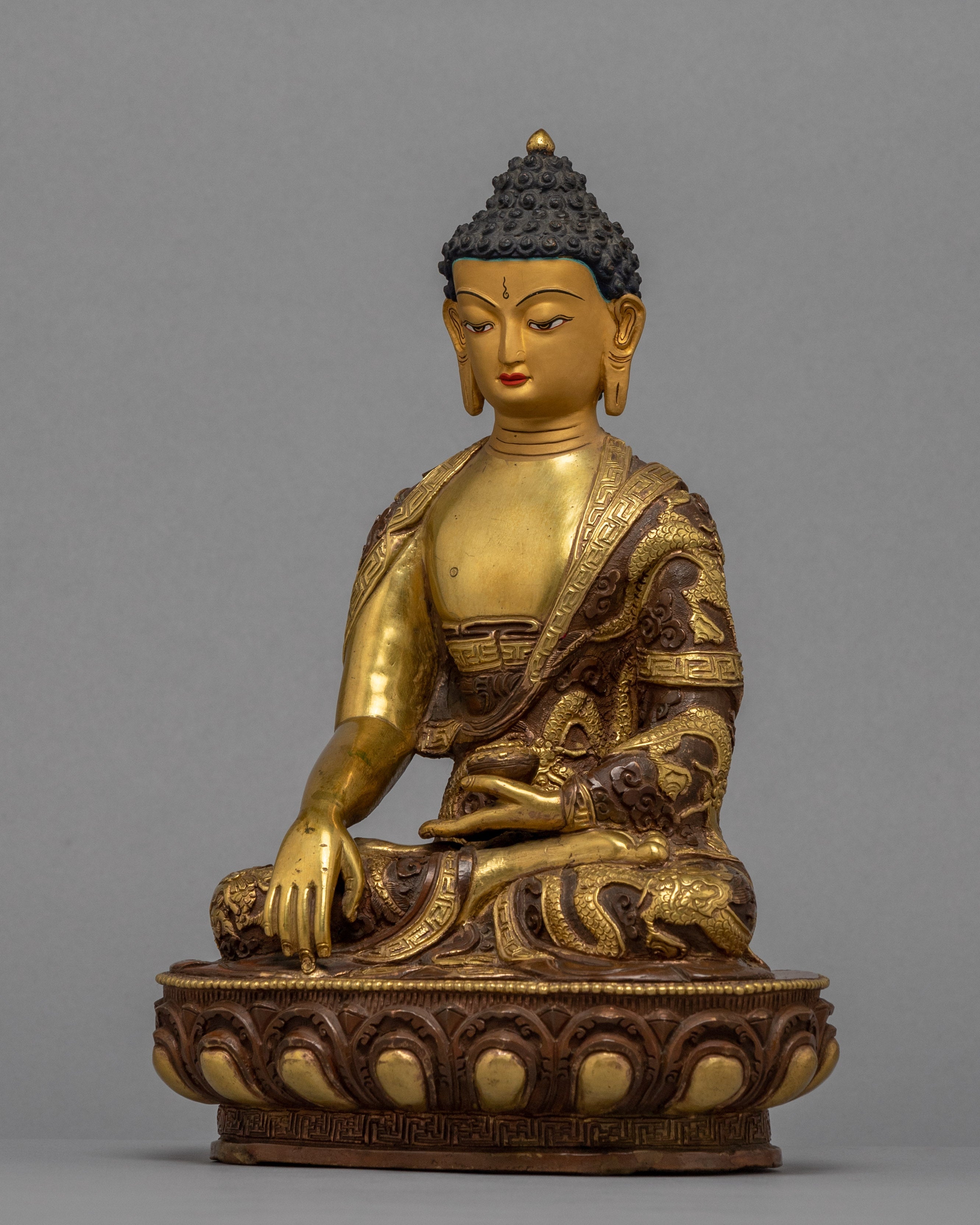 Namo Shakyamuni Buddha Statue | Traditional Tibetan Style Buddhist Statue