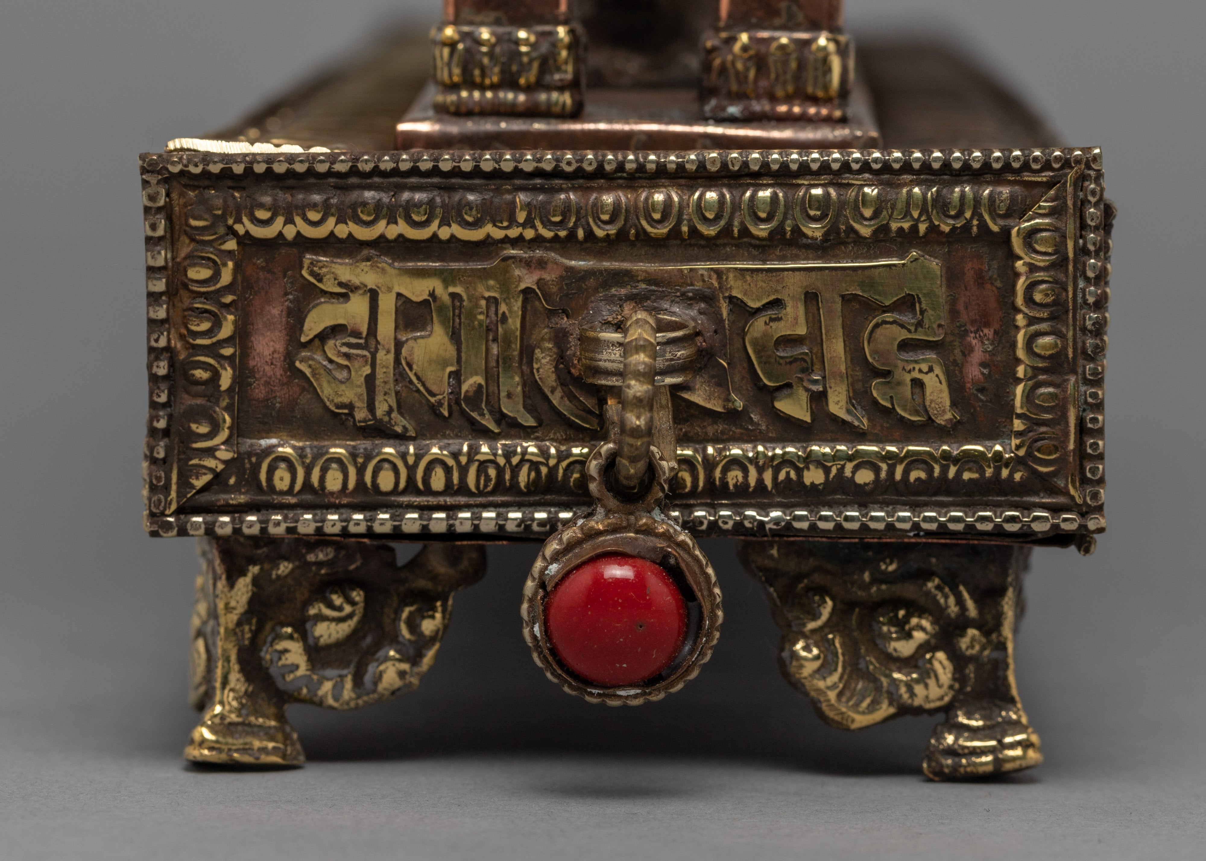 5 in 1 Prayer Wheel with Incense Burner | Mantra carfted Prayer Wheel