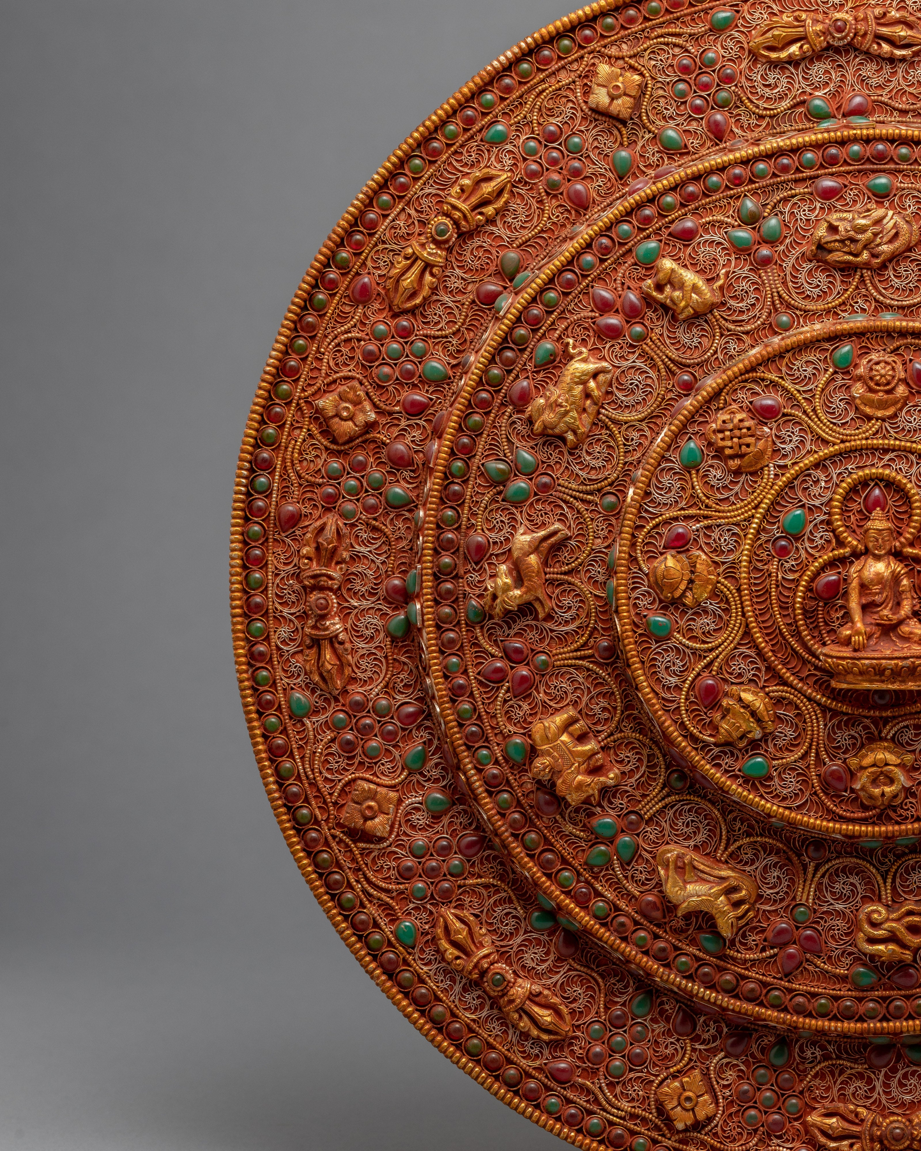 3D Mandala Art | 24K Gold Gilded