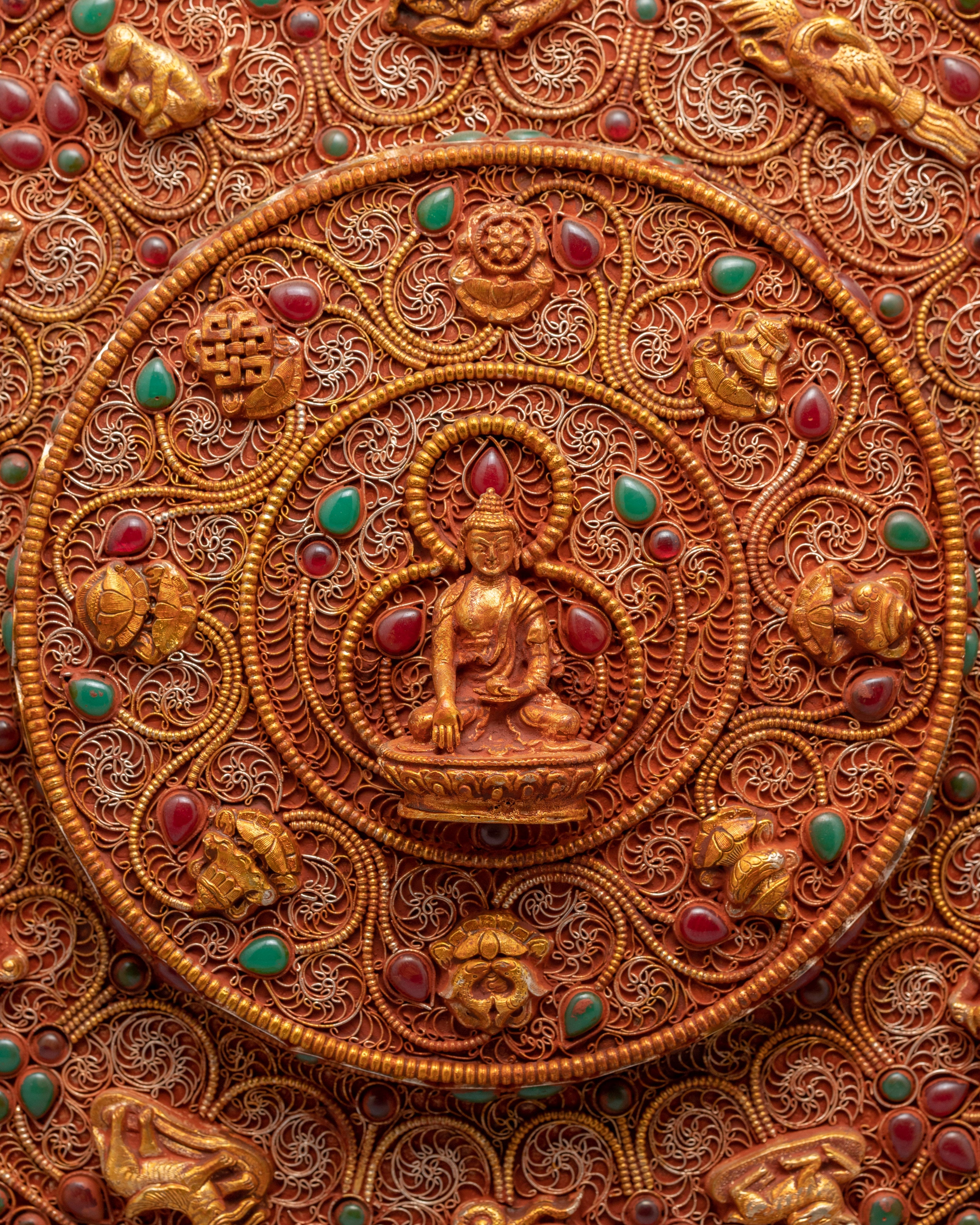 3D Mandala Art | 24K Gold Gilded