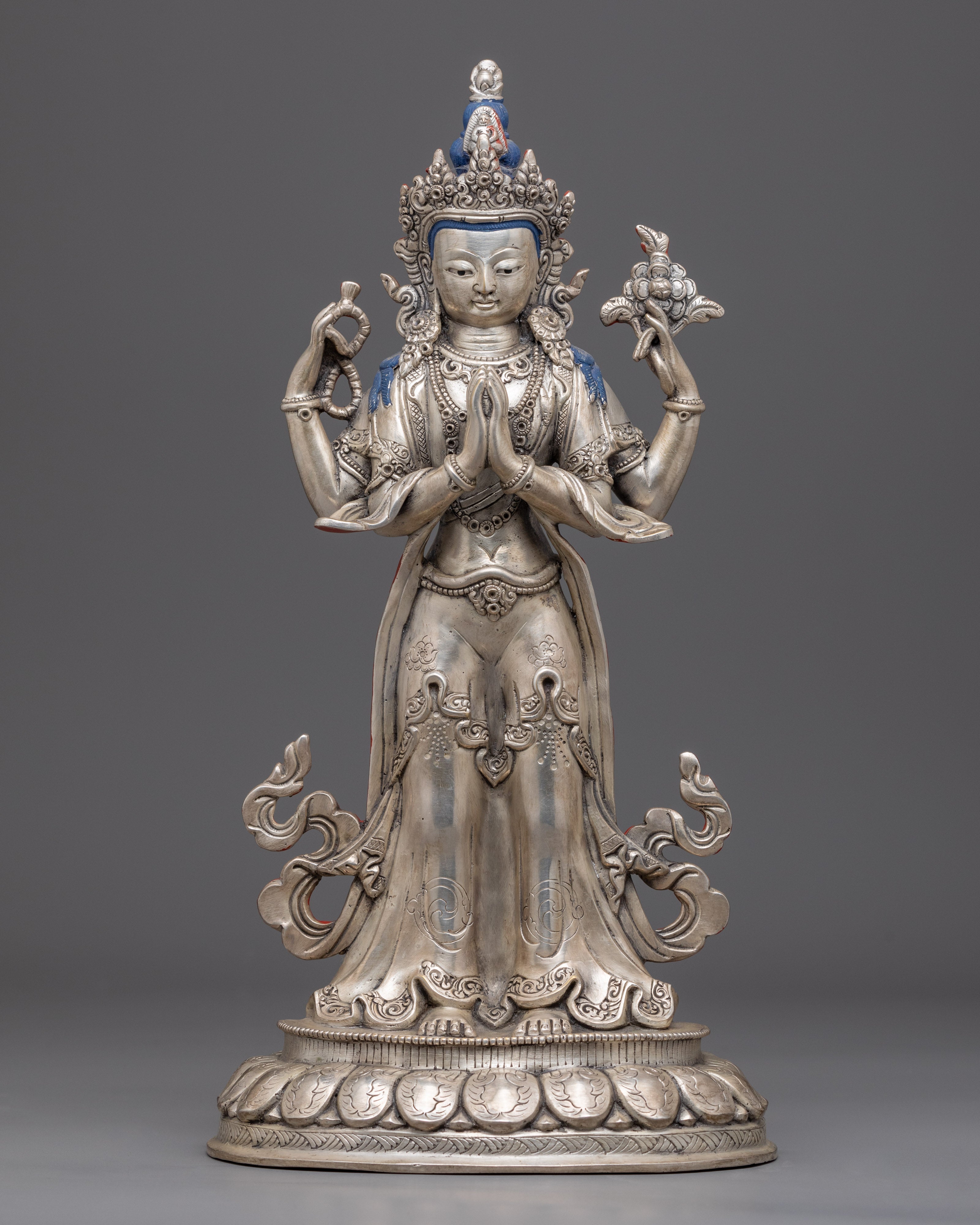 Standing Chenrezig Statue