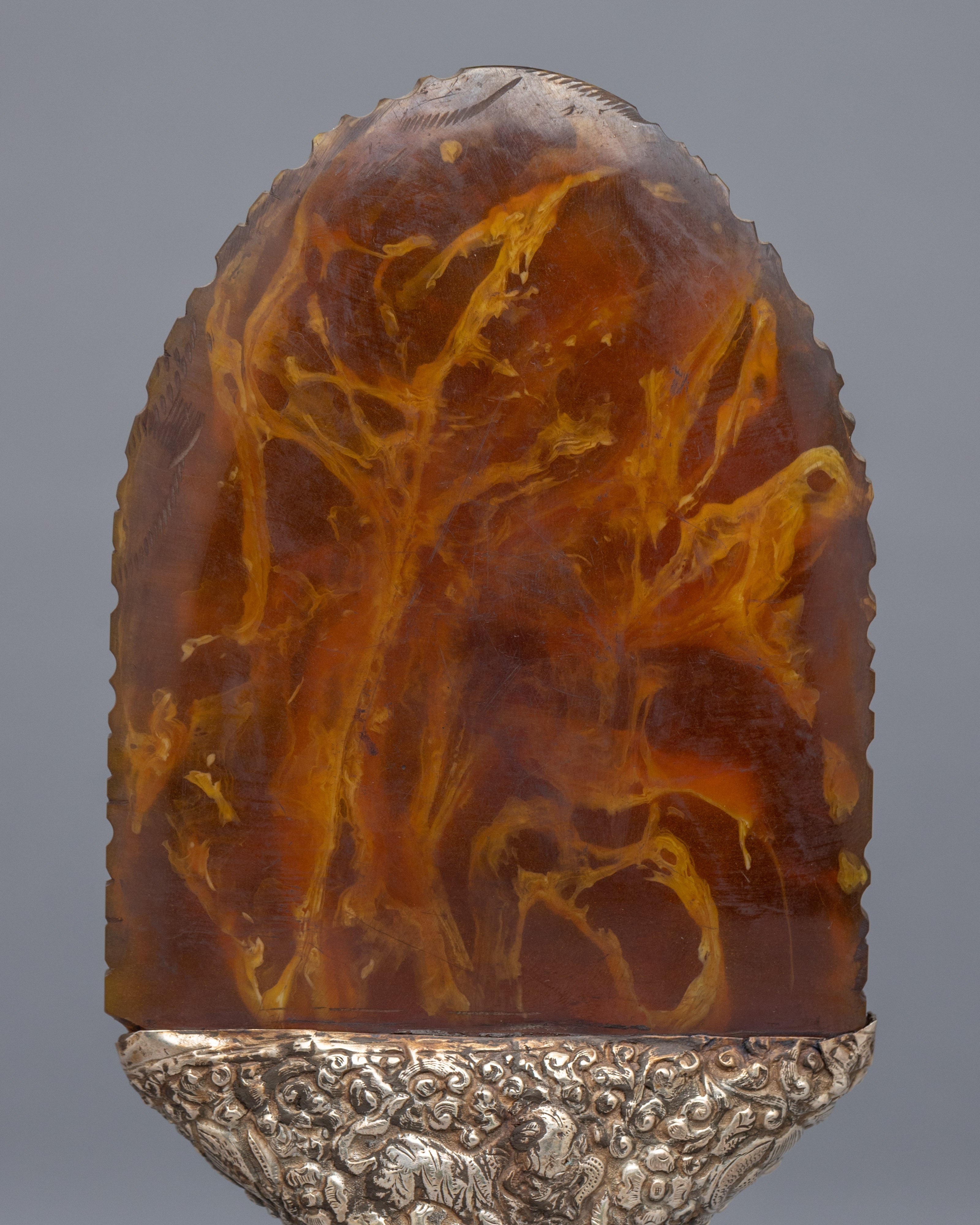 Mahakala Silver Stamp | Home Decor