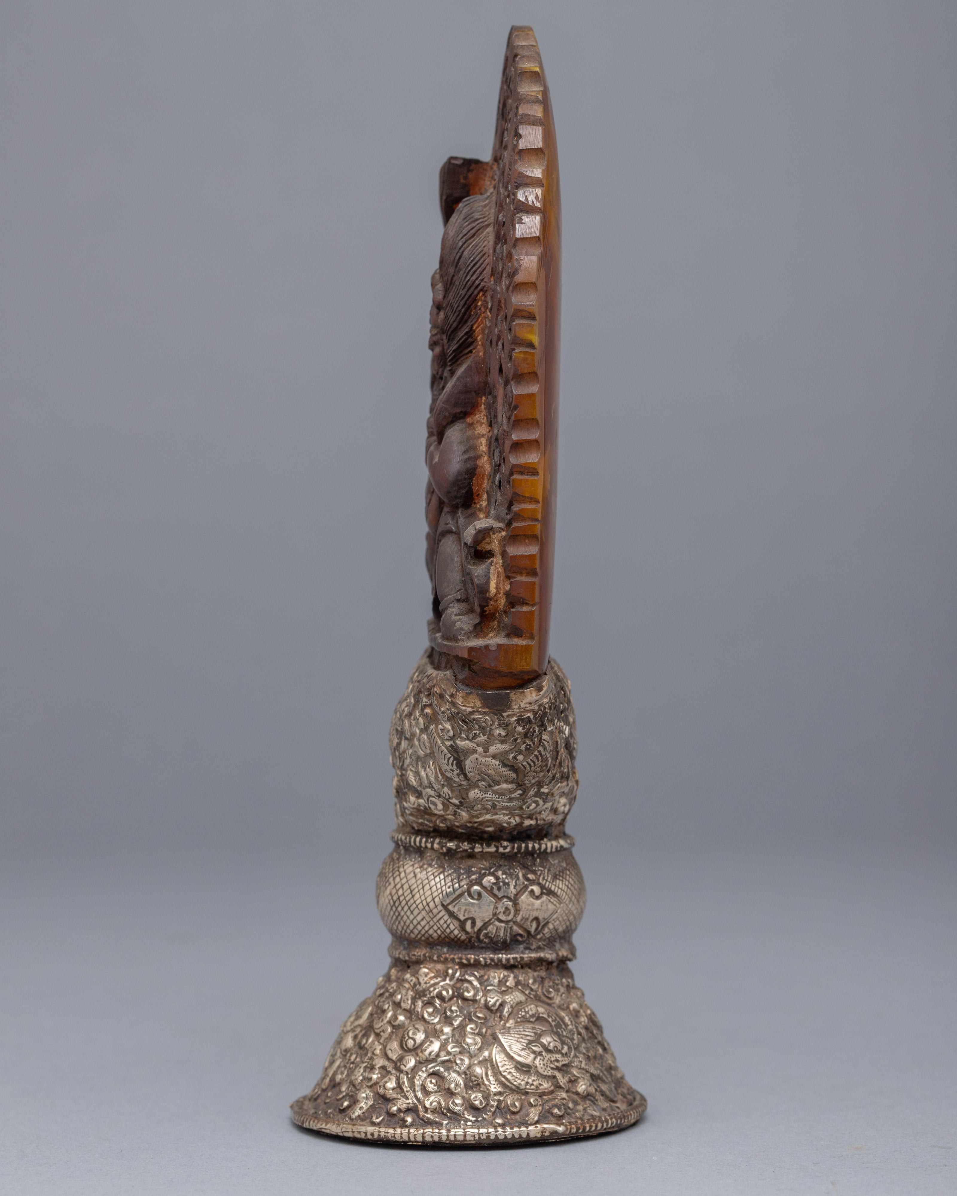 Mahakala Silver Stamp | Home Decor