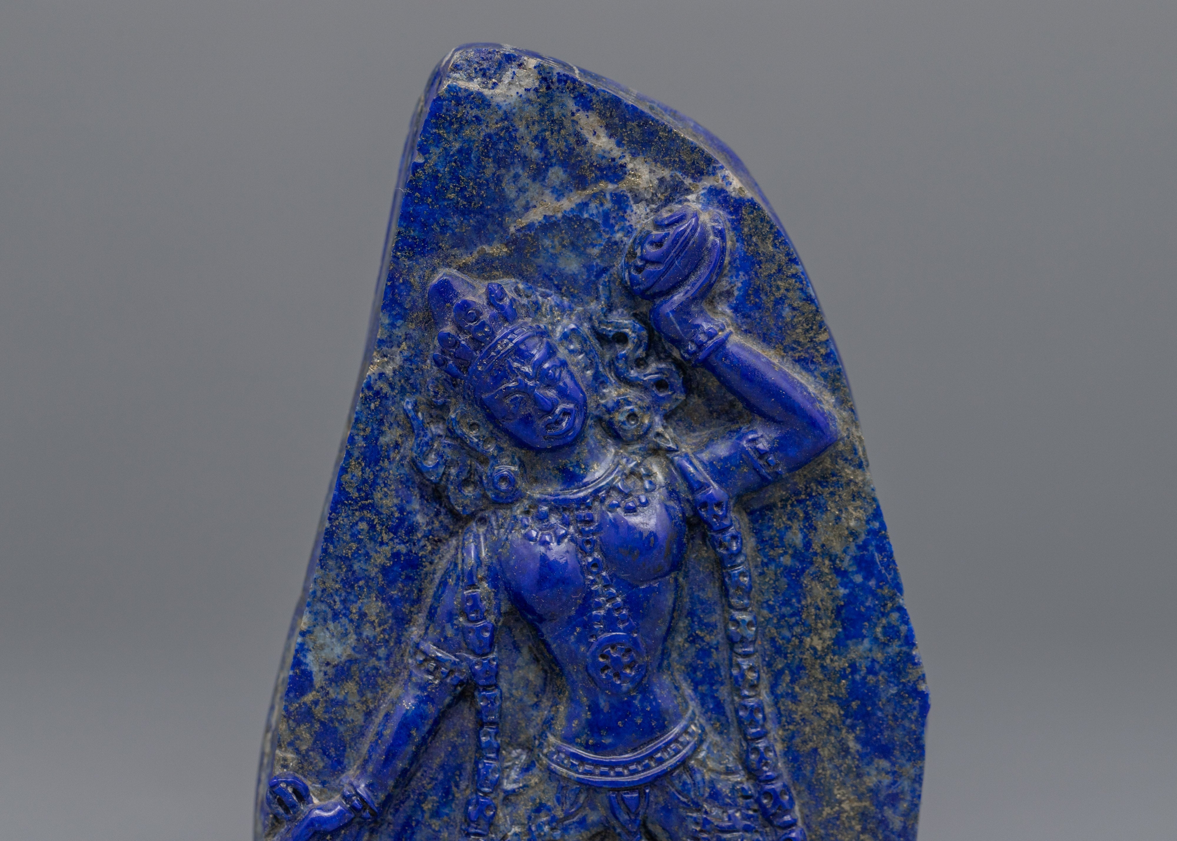 Hand-Carved Lapis Yogini | Tantric Buddhism