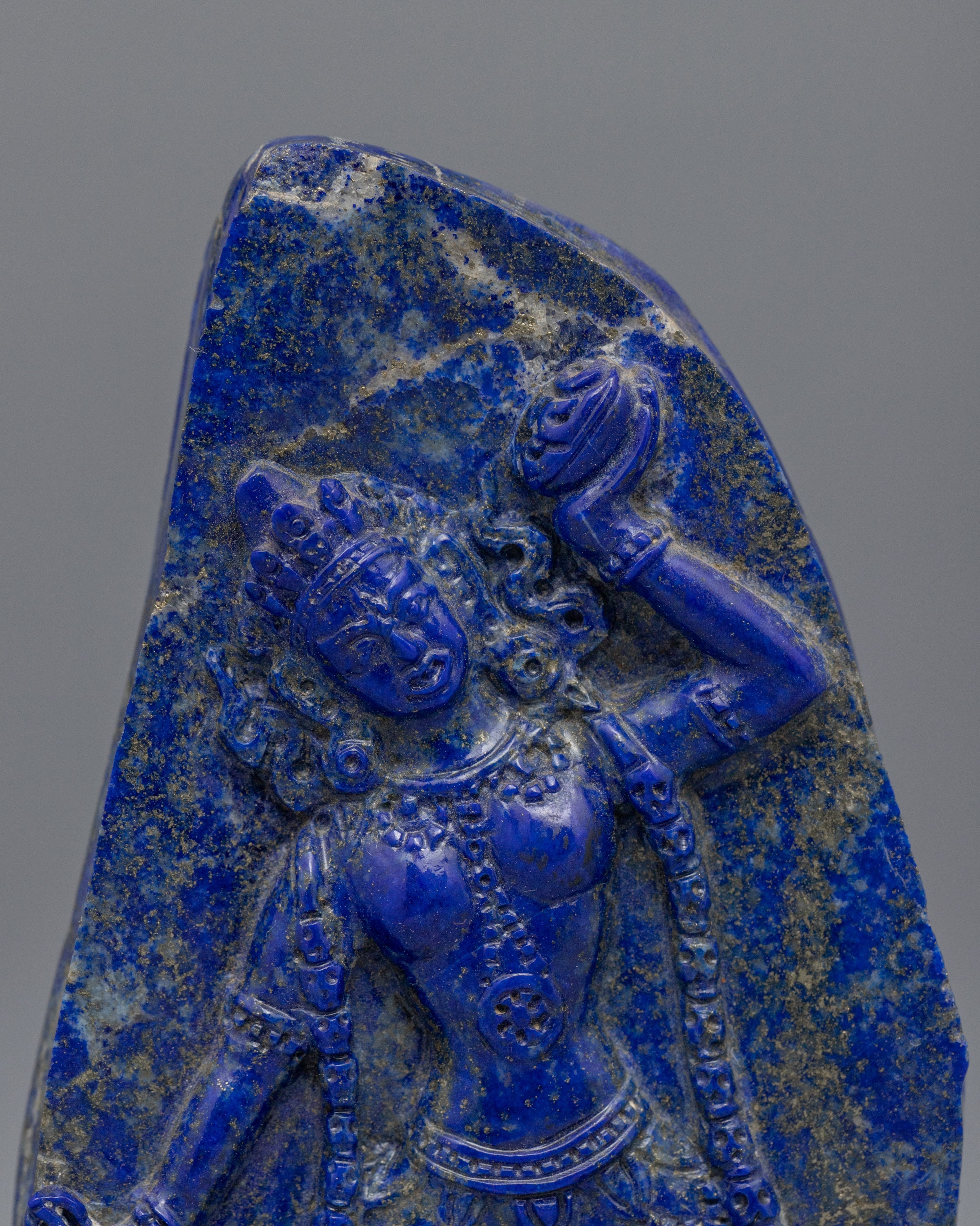 Hand-Carved Lapis Yogini | Tantric Buddhism