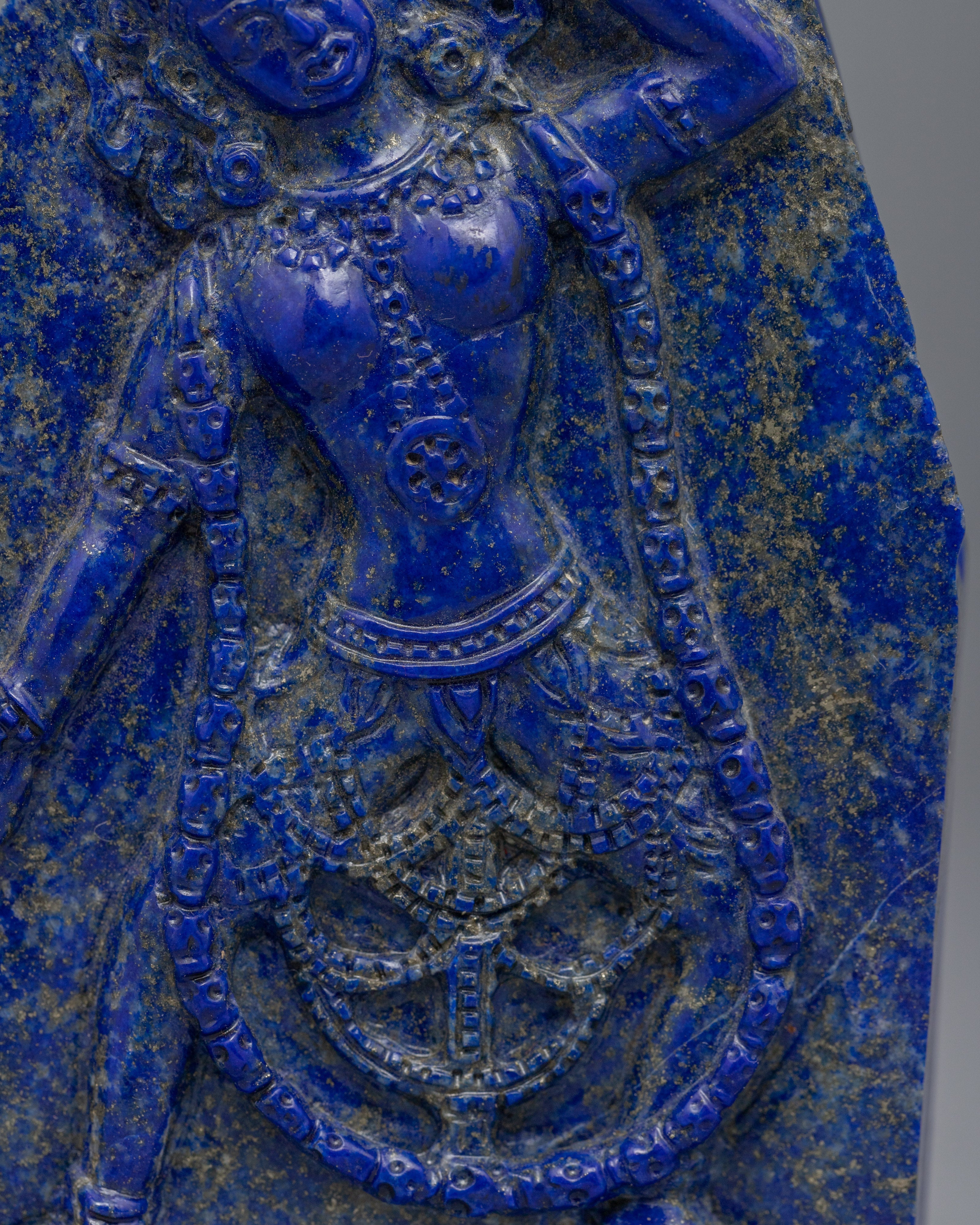 Hand-Carved Lapis Yogini | Tantric Buddhism