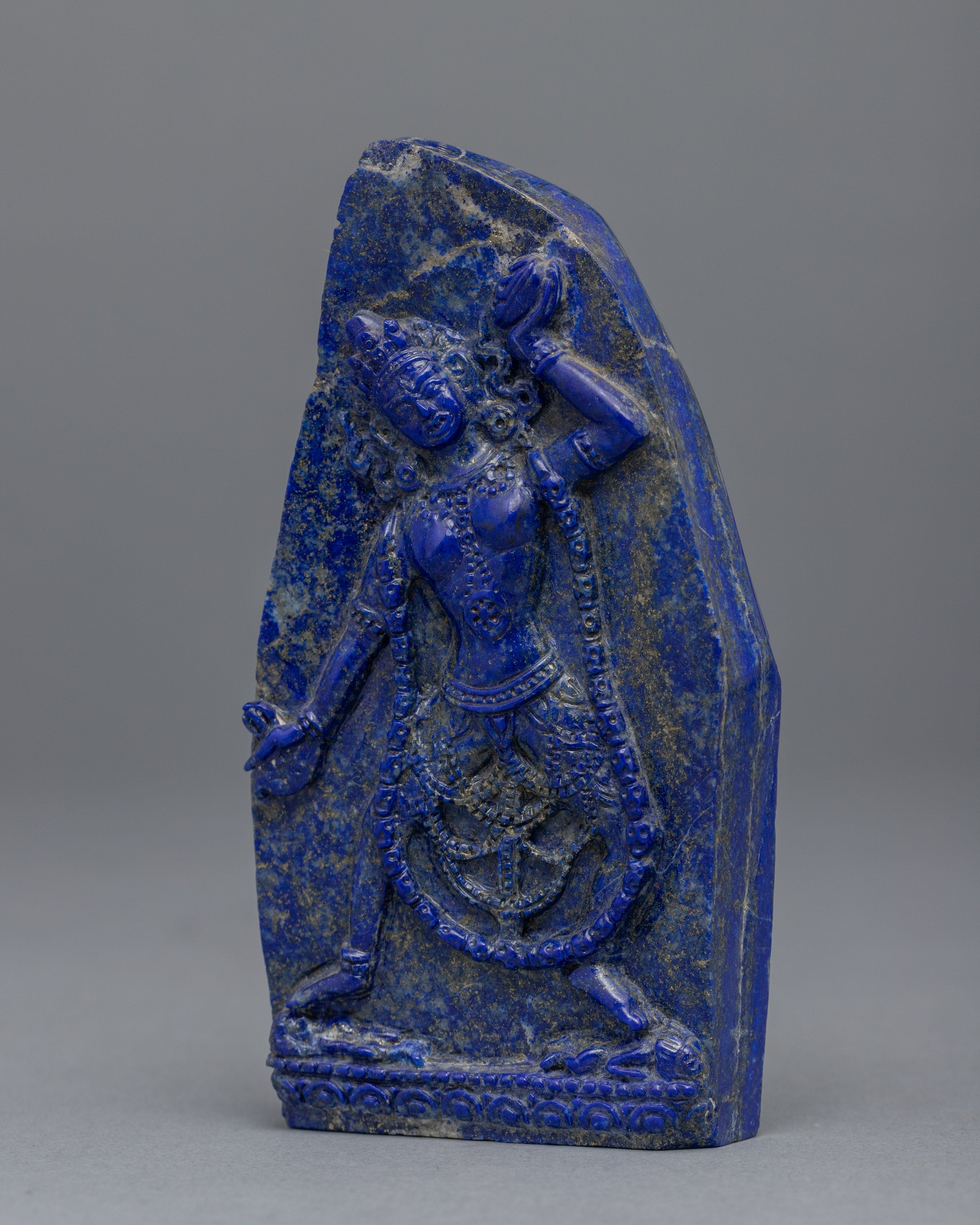 Hand-Carved Lapis Yogini | Tantric Buddhism
