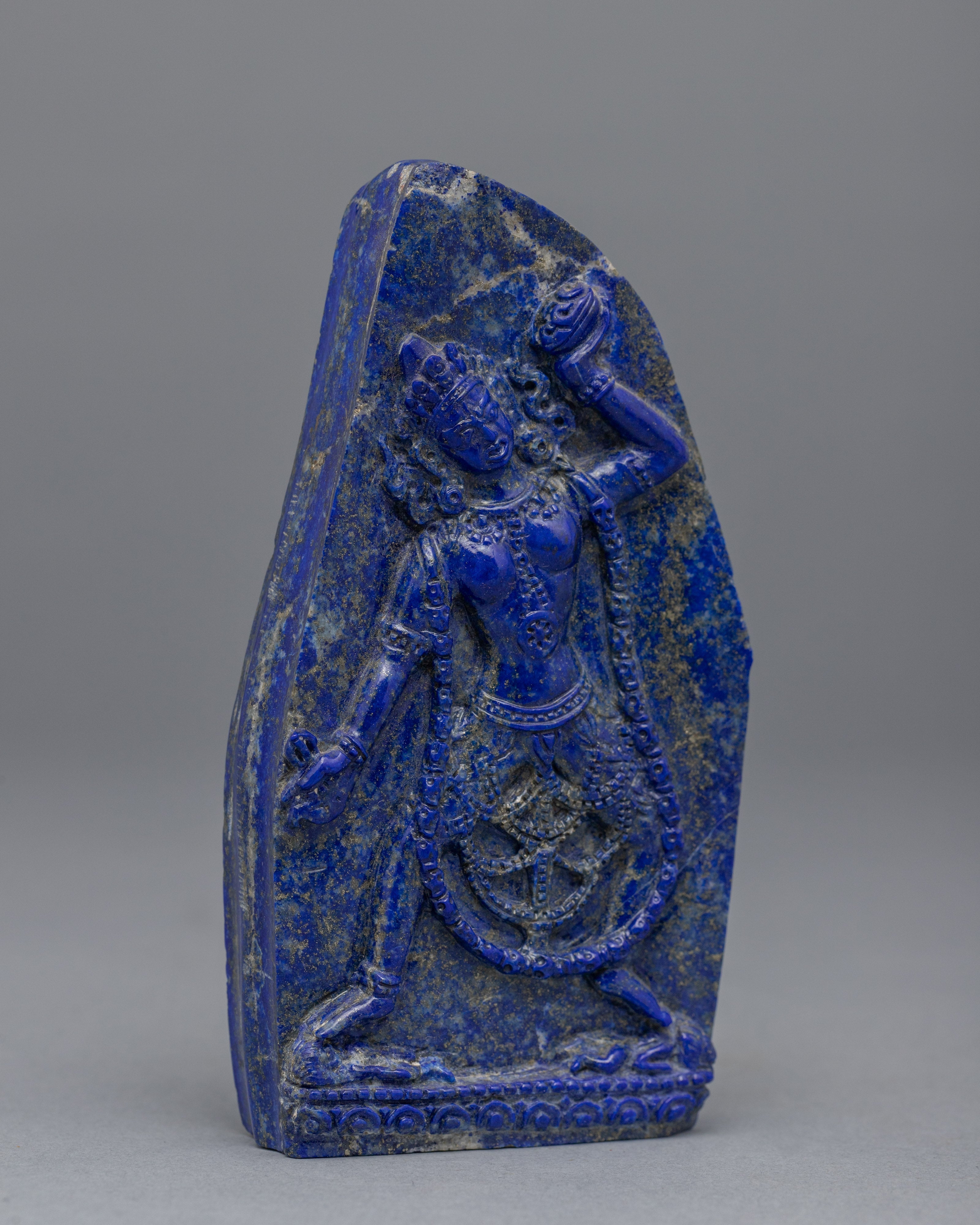 Hand-Carved Lapis Yogini | Tantric Buddhism
