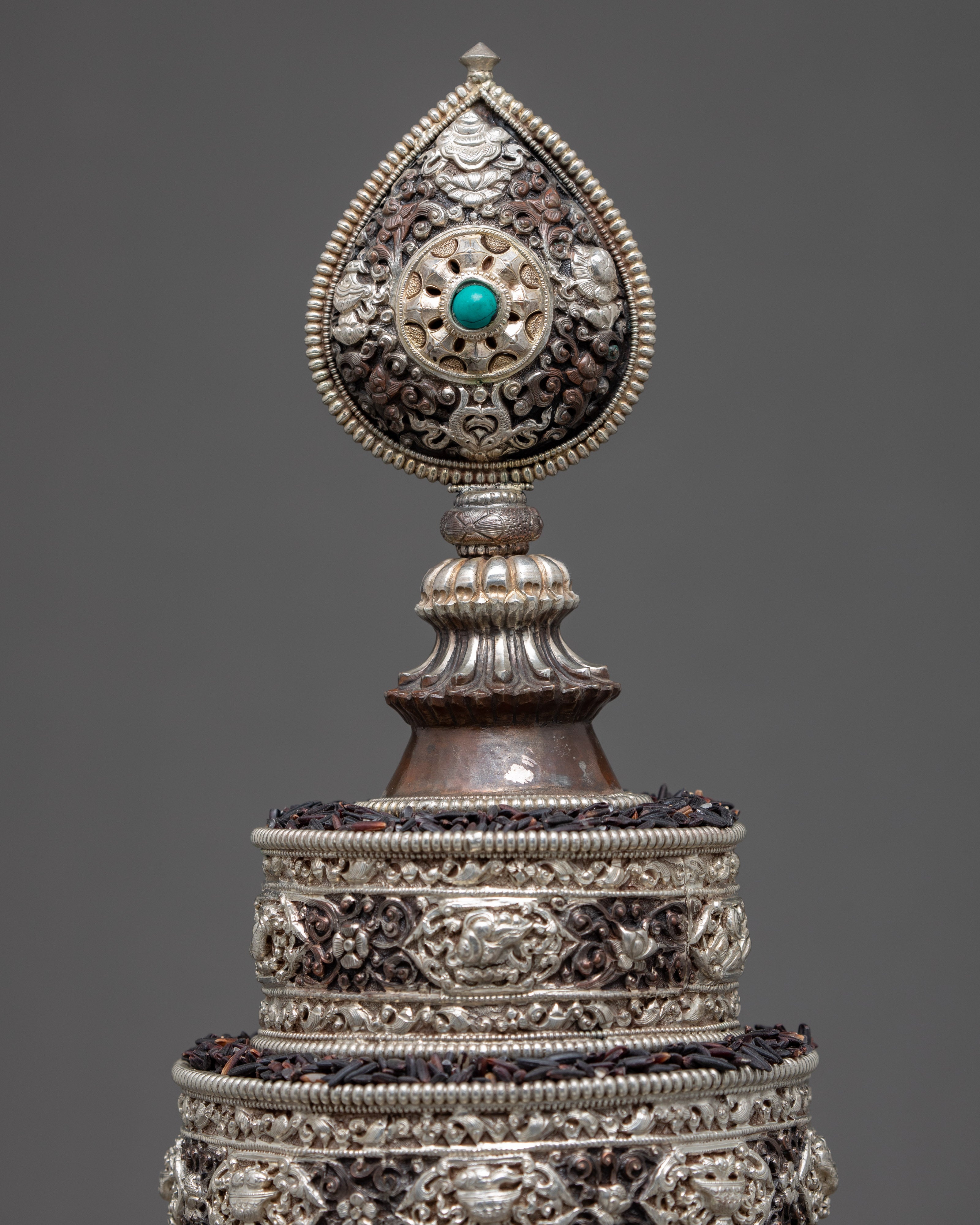 Silver Plated Mandala Set | Himalayan Crafts | Tibetan Mandala