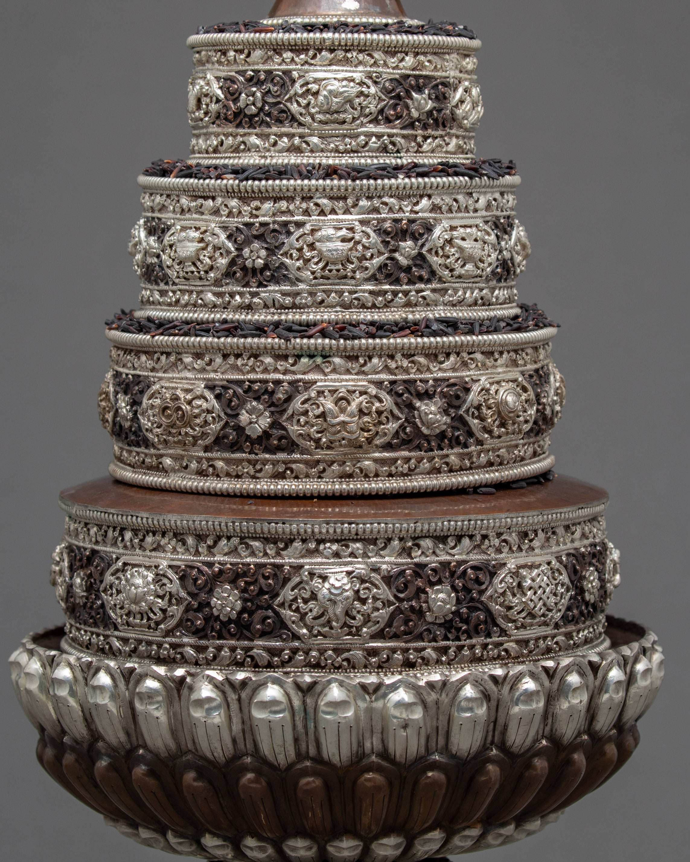 Silver Plated Mandala Set | Himalayan Crafts | Tibetan Mandala