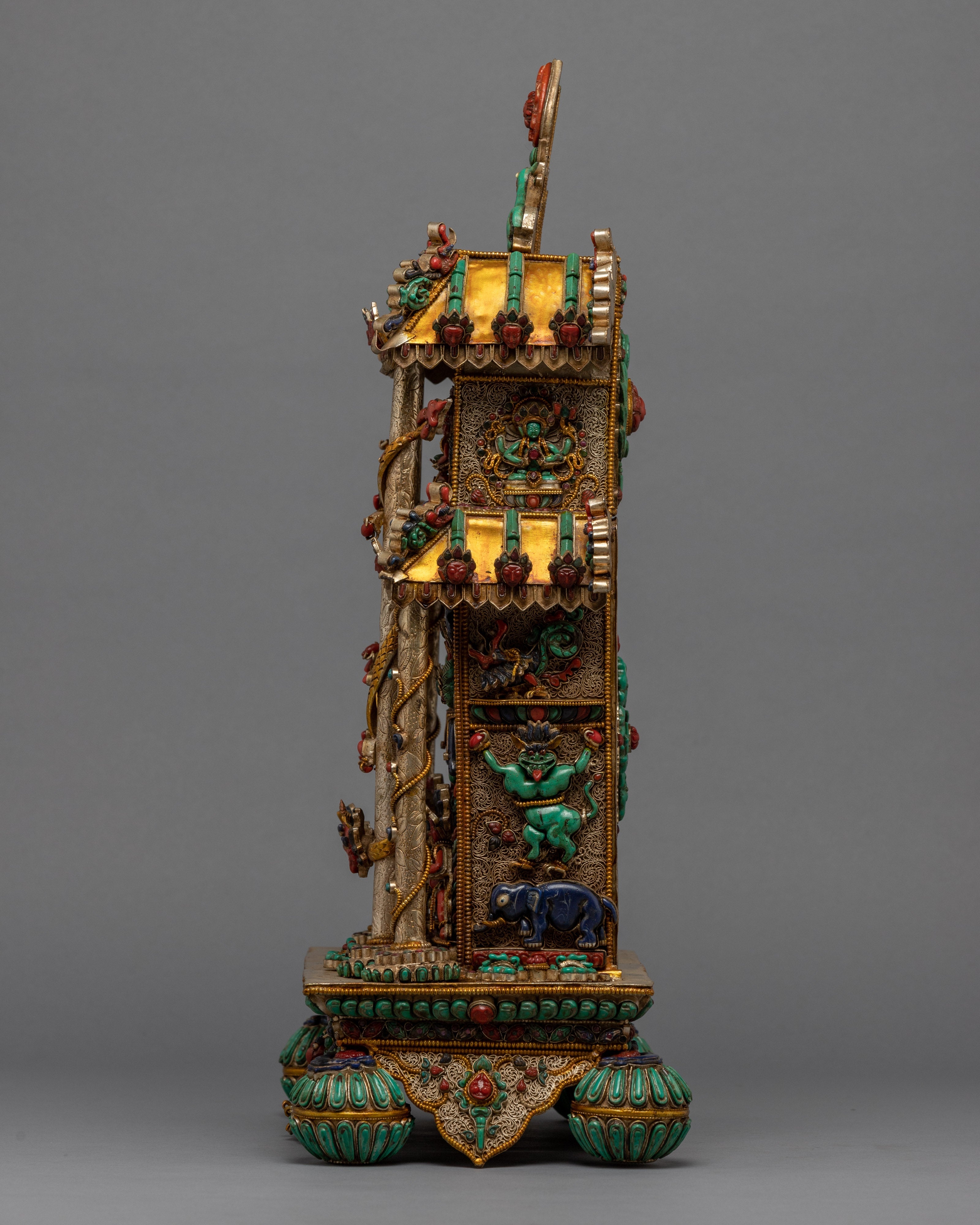 The Prayer Box"Ghau" | 24K Gold Plated