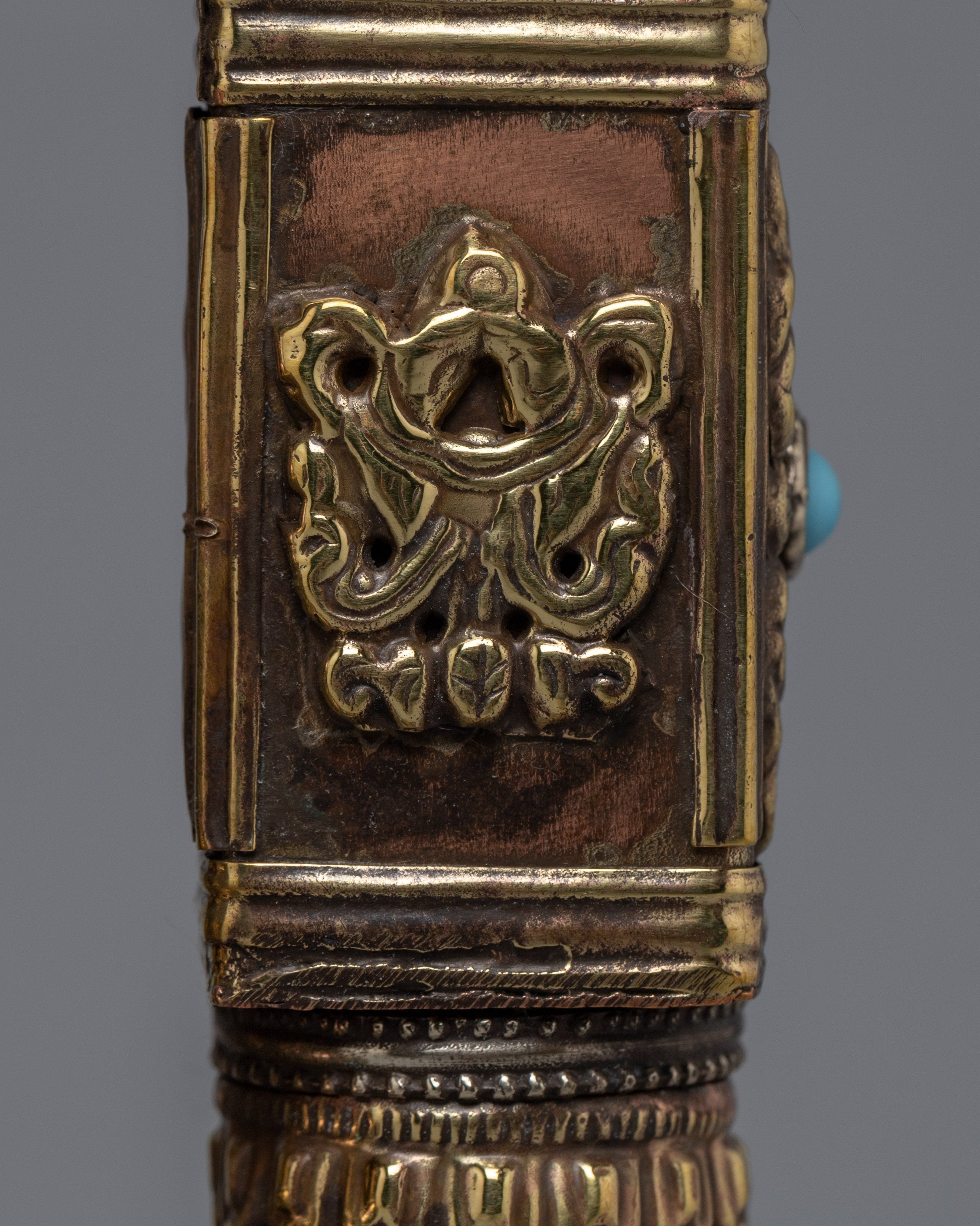 Zen Incense Burner with Prayer Wheel | Handmade Burner For Meditation