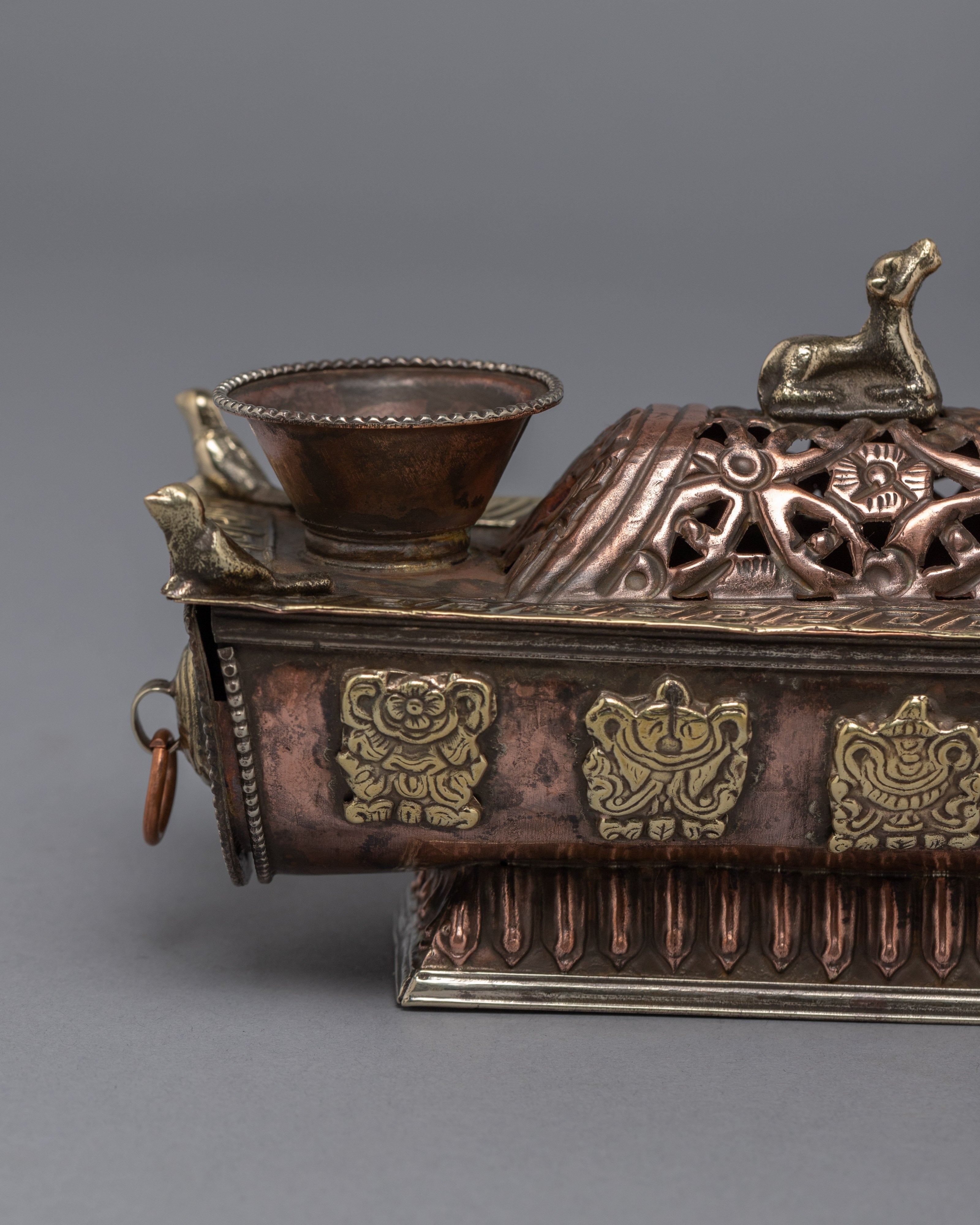 Prayer Wheel Incense Burner | Himalayan Art Work