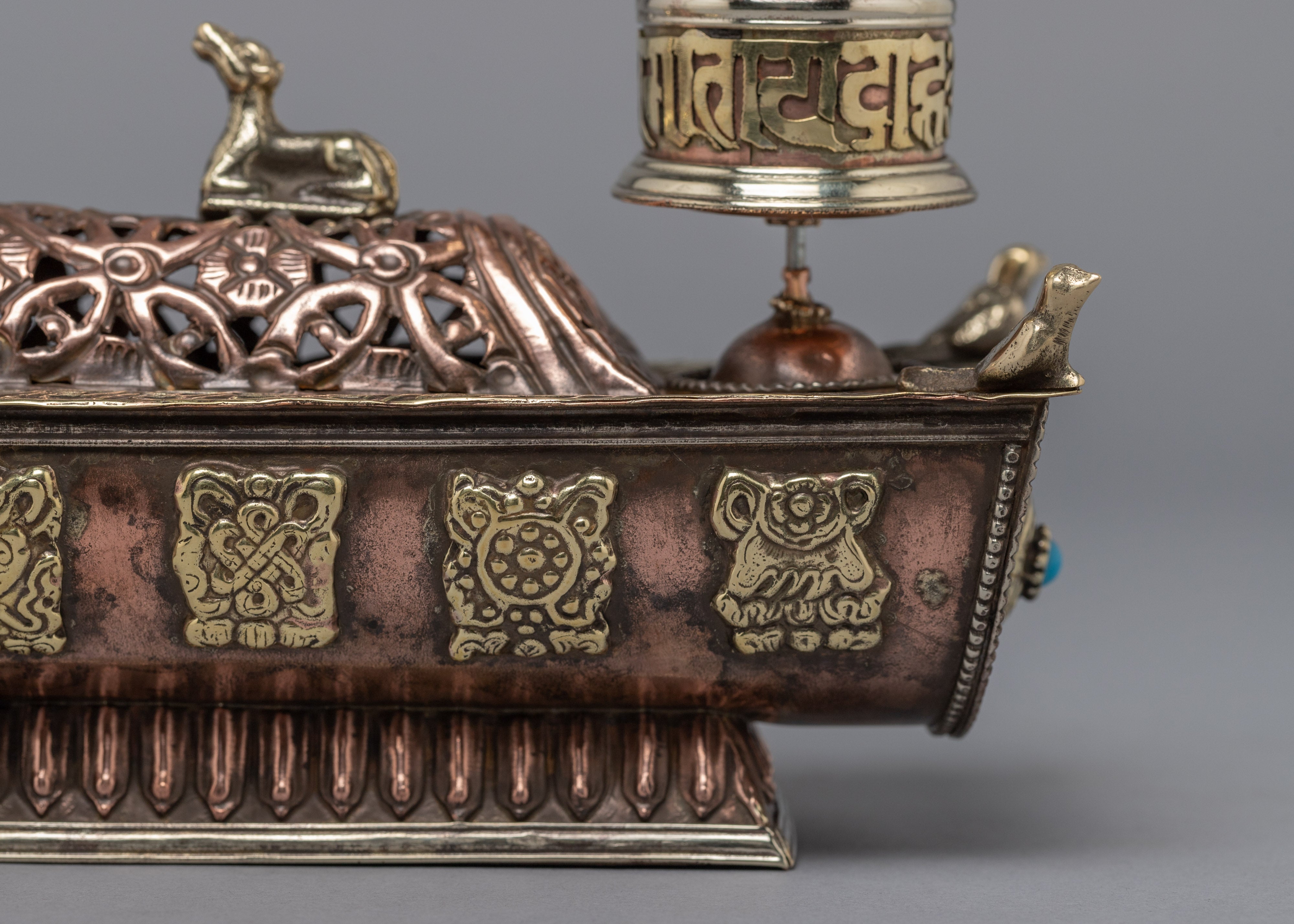 Prayer Wheel Incense Burner | Himalayan Art Work