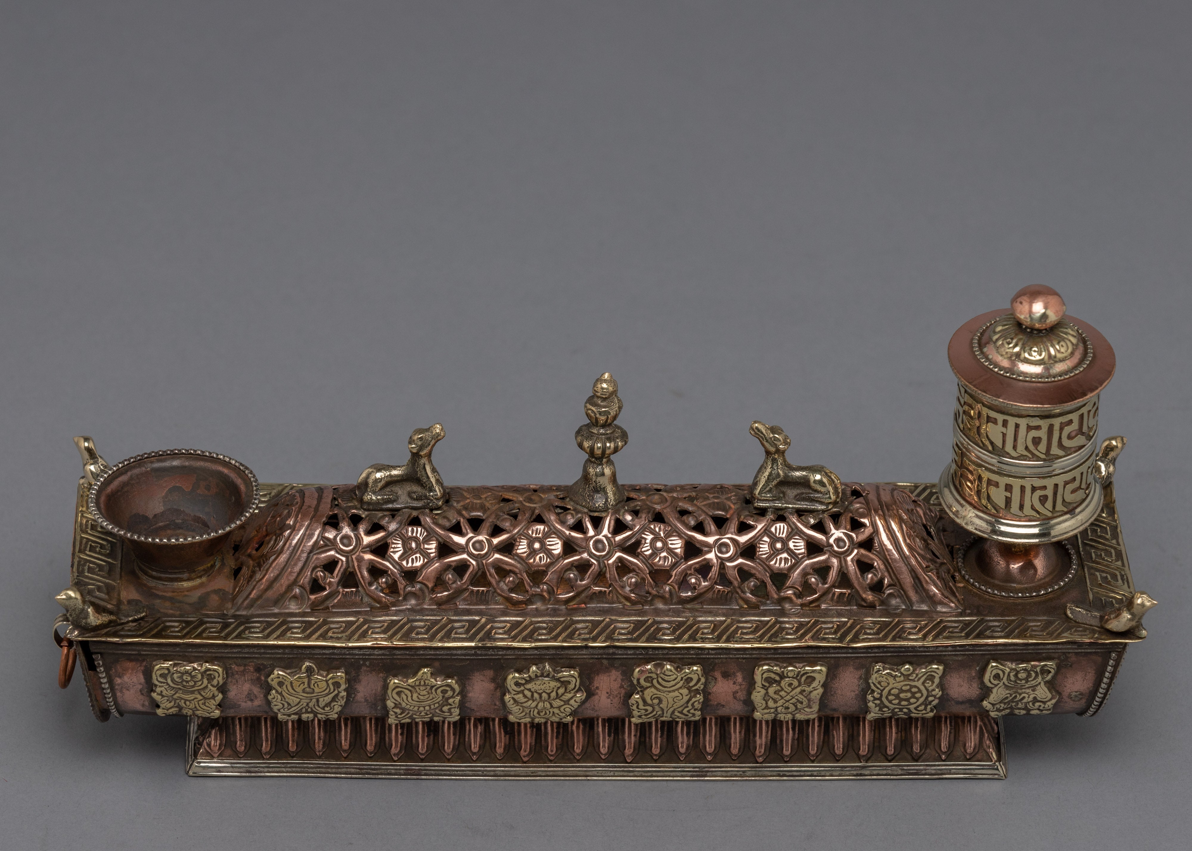 Prayer Wheel Incense Burner | Himalayan Art Work
