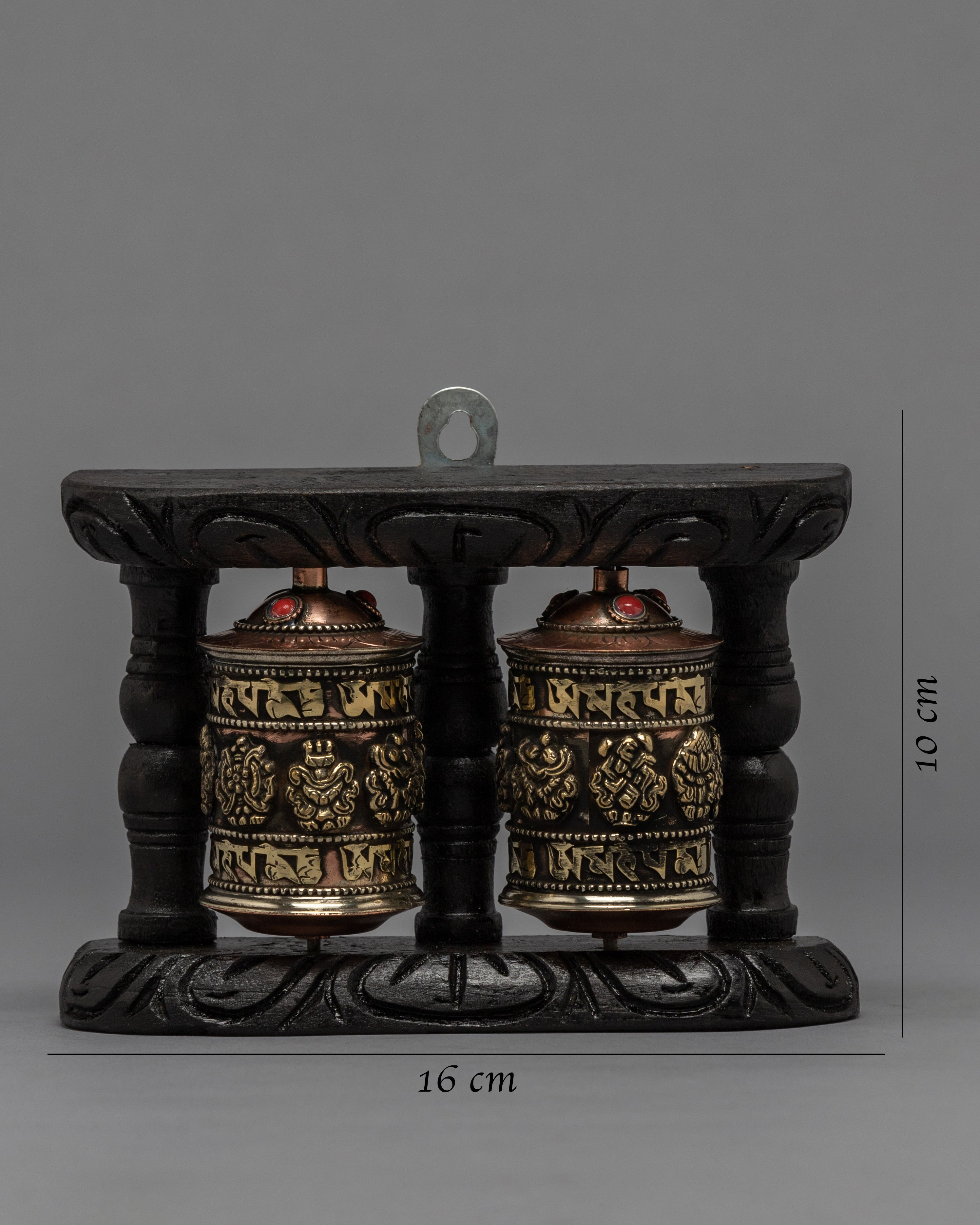 2-in-1 Prayer Wheel | Wall Mount Wheel