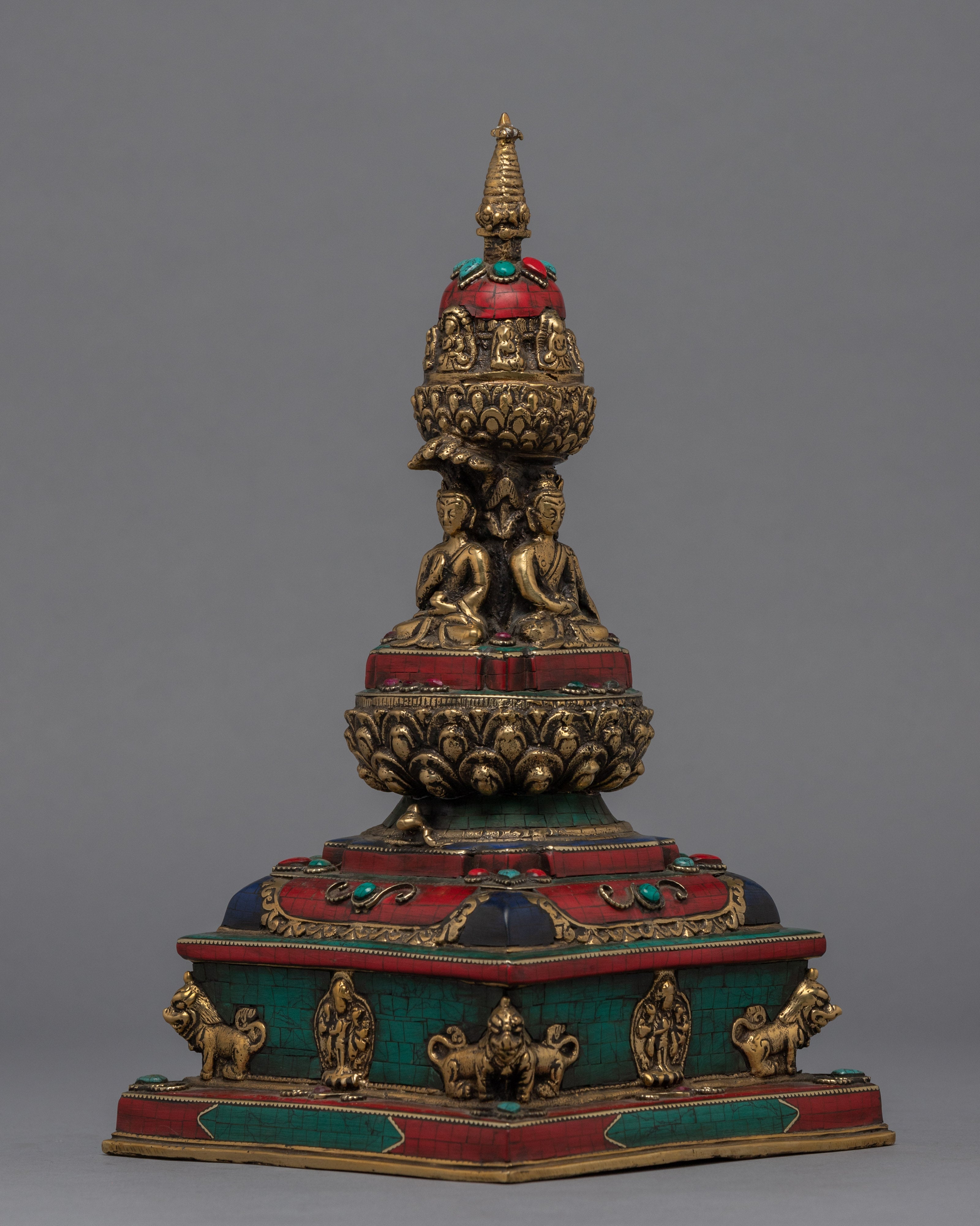 Brass Buddha Stupa | Home Decorative Item